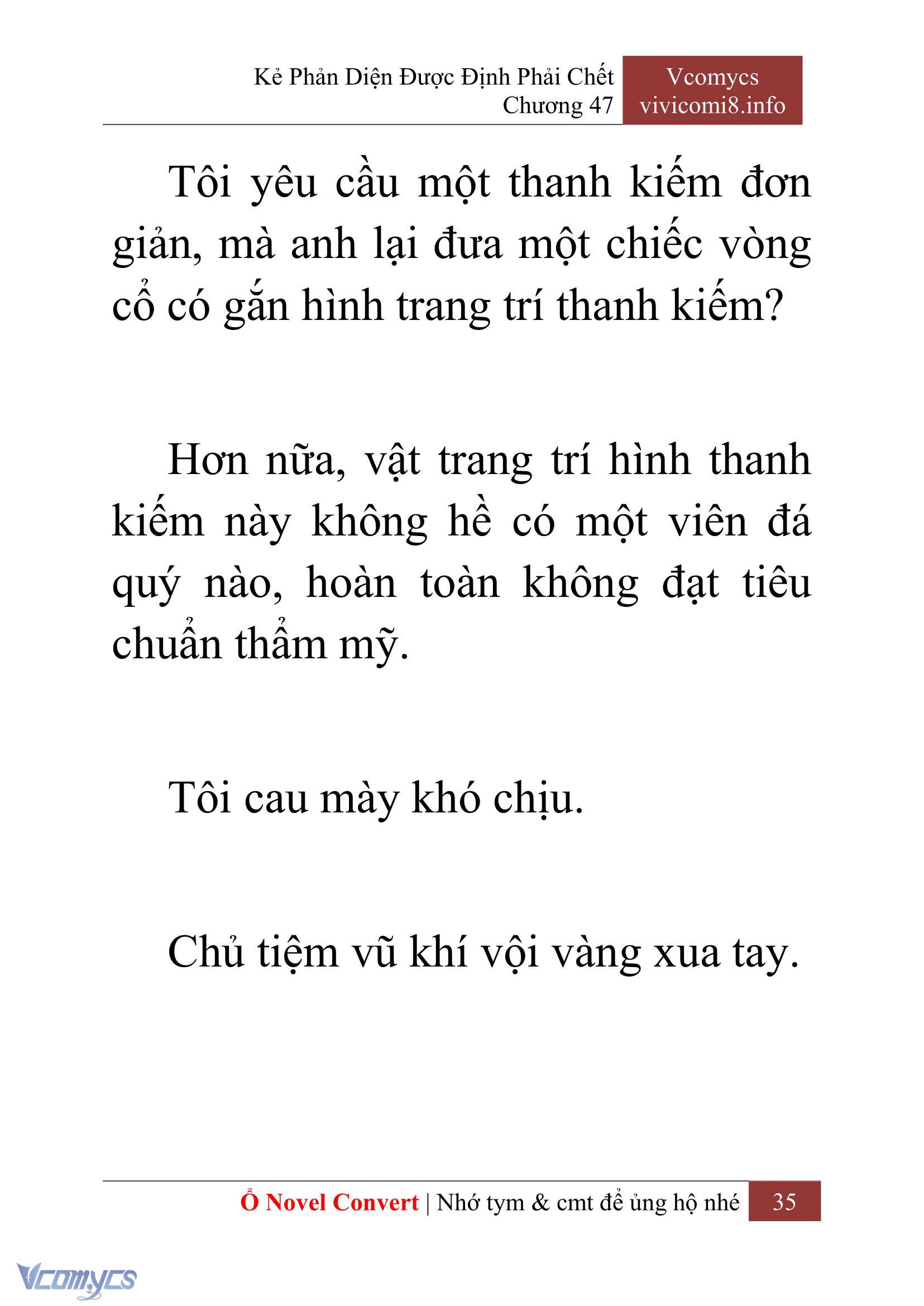 [Novel] Kẻ Phản Diện Được Định Phải Chết Chap 47 - Next Chap 48
