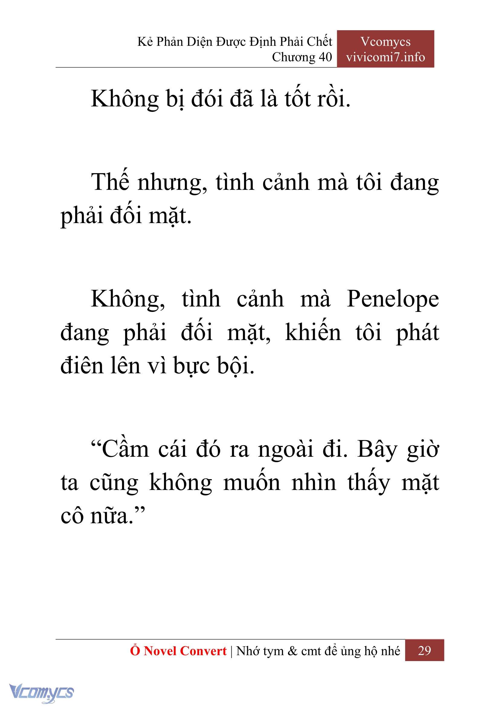 [Novel] Kẻ Phản Diện Được Định Phải Chết Chap 40 - Next Chap 41