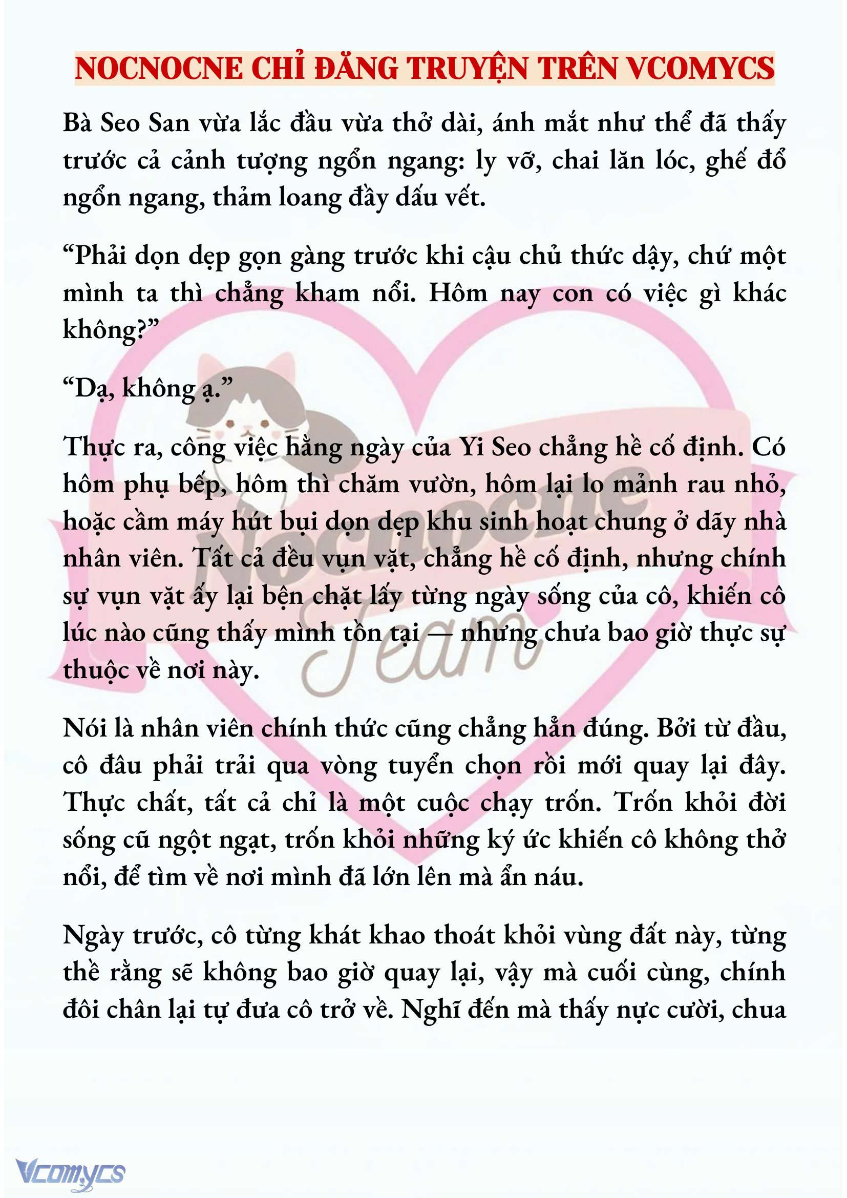 [NOVEL] NGỌN ĐÈN BIỆT VIỆN KHÔNG BAO GIỜ TẮT Chap 5 - Trang 2