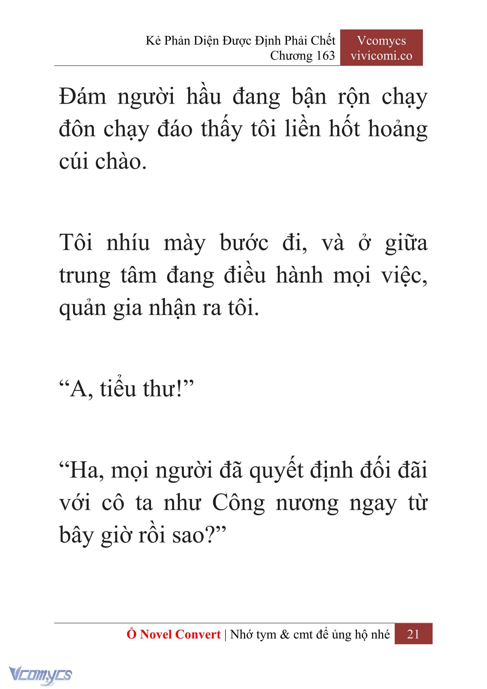 [Novel] Kẻ Phản Diện Được Định Phải Chết Chap 163 - Trang 2