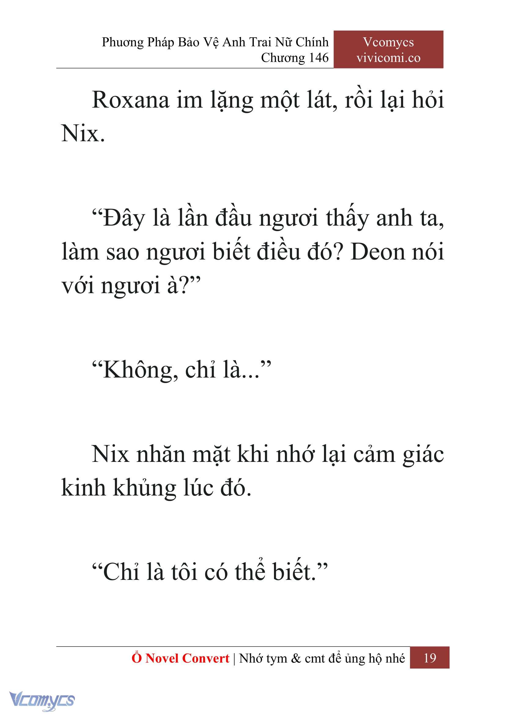 [Novel] Phương Pháp Bảo Vệ Anh Trai Nữ Chính Chap 146 - Trang 2