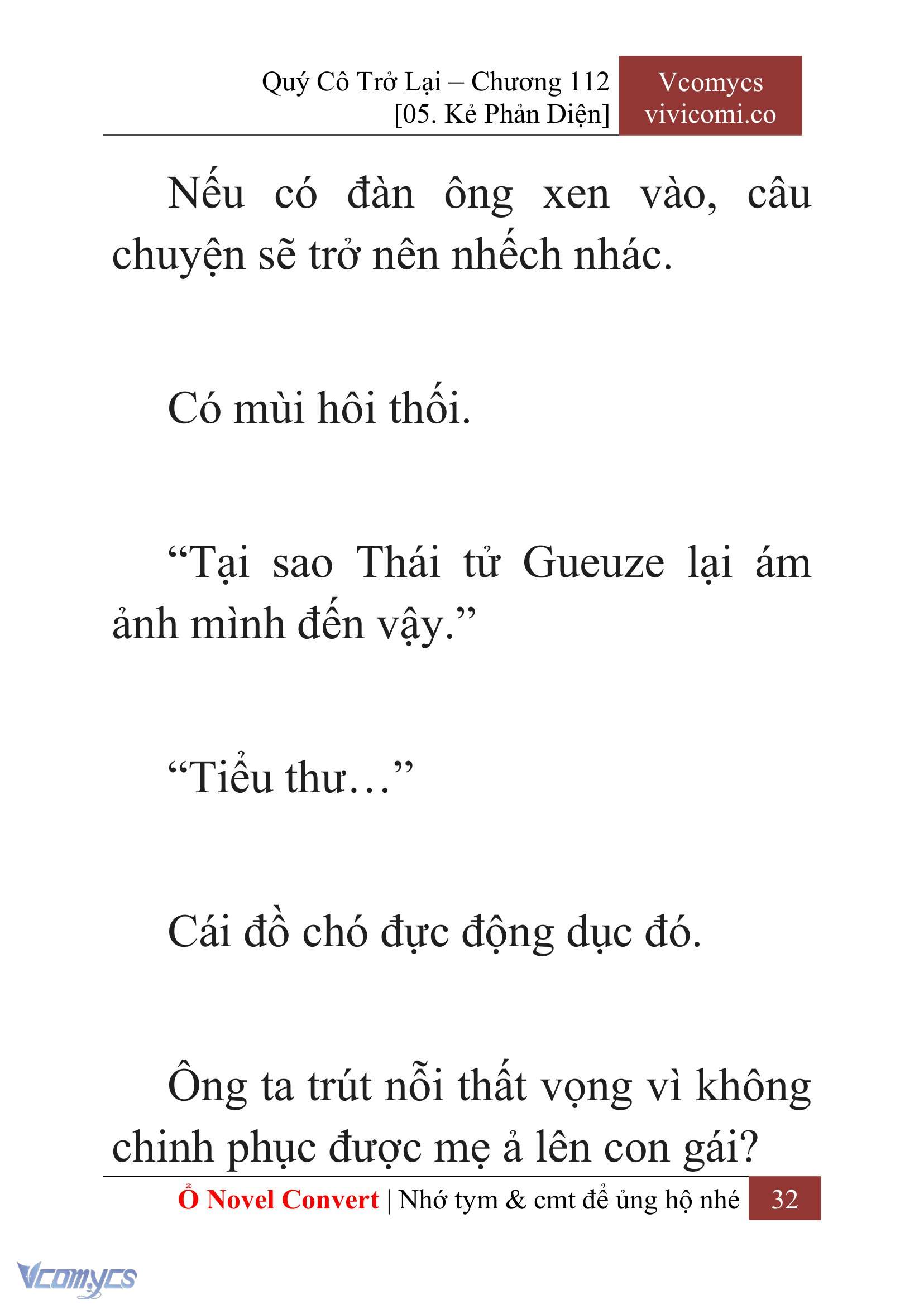 [Novel] Quý Cô Trở Lại Chap 112 - Trang 2