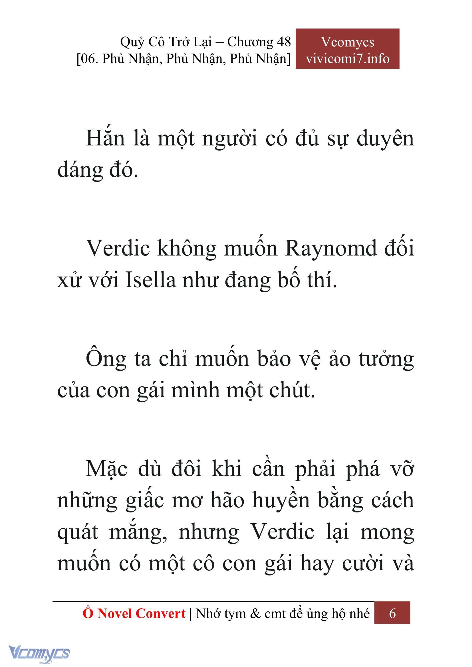 [Novel] Quý Cô Trở Lại Chap 48 - Trang 2
