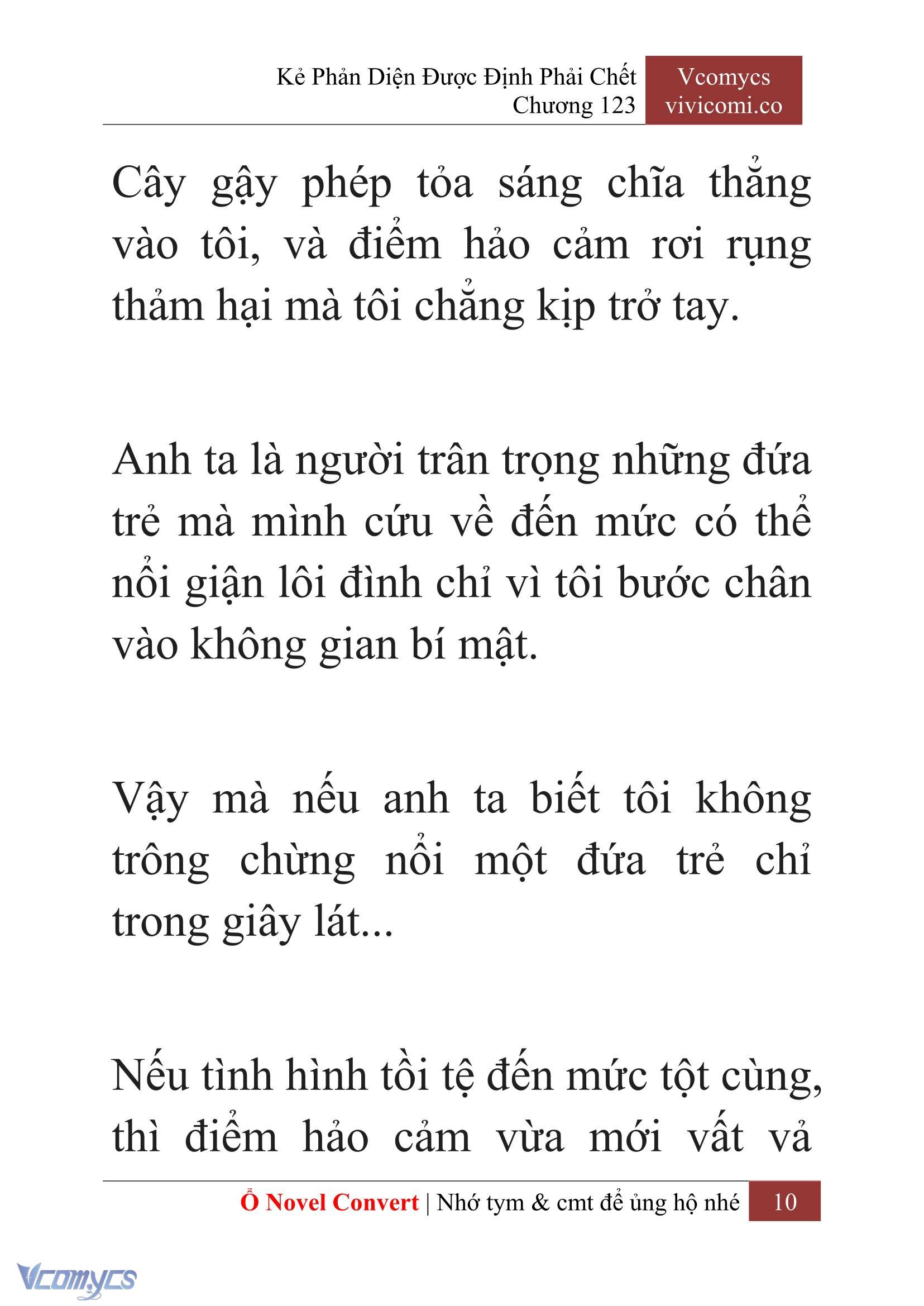 [Novel] Kẻ Phản Diện Được Định Phải Chết Chap 123 - Trang 2