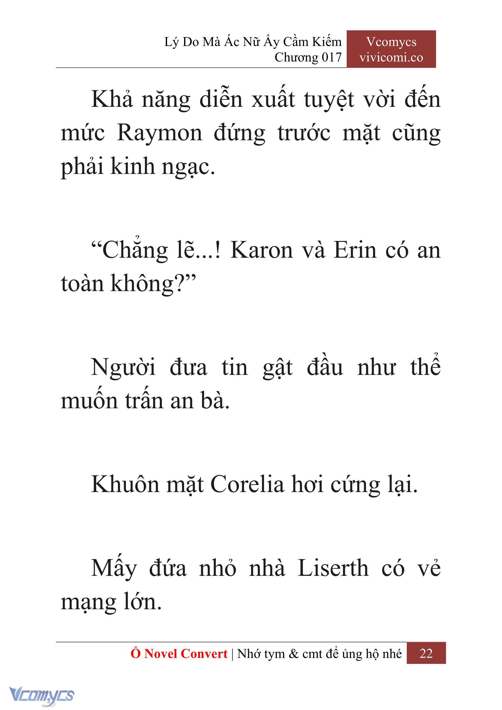 [Novel] Lý Do Mà Ác Nữ Ấy Cầm Kiếm Chap 17 - Trang 2