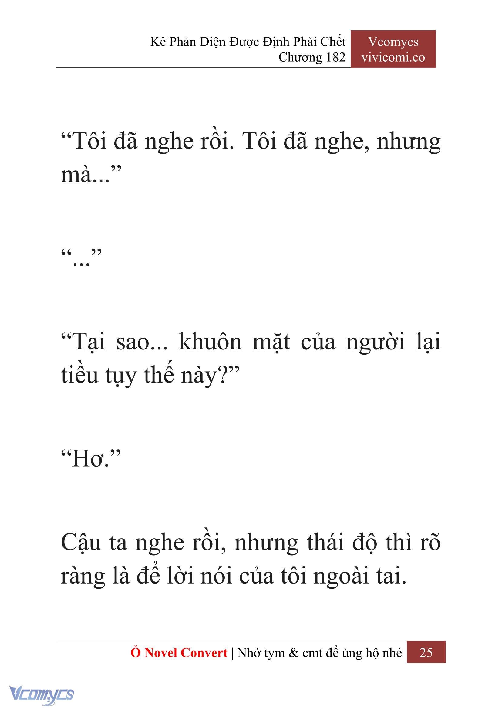 [Novel] Kẻ Phản Diện Được Định Phải Chết Chap 182 - Trang 2