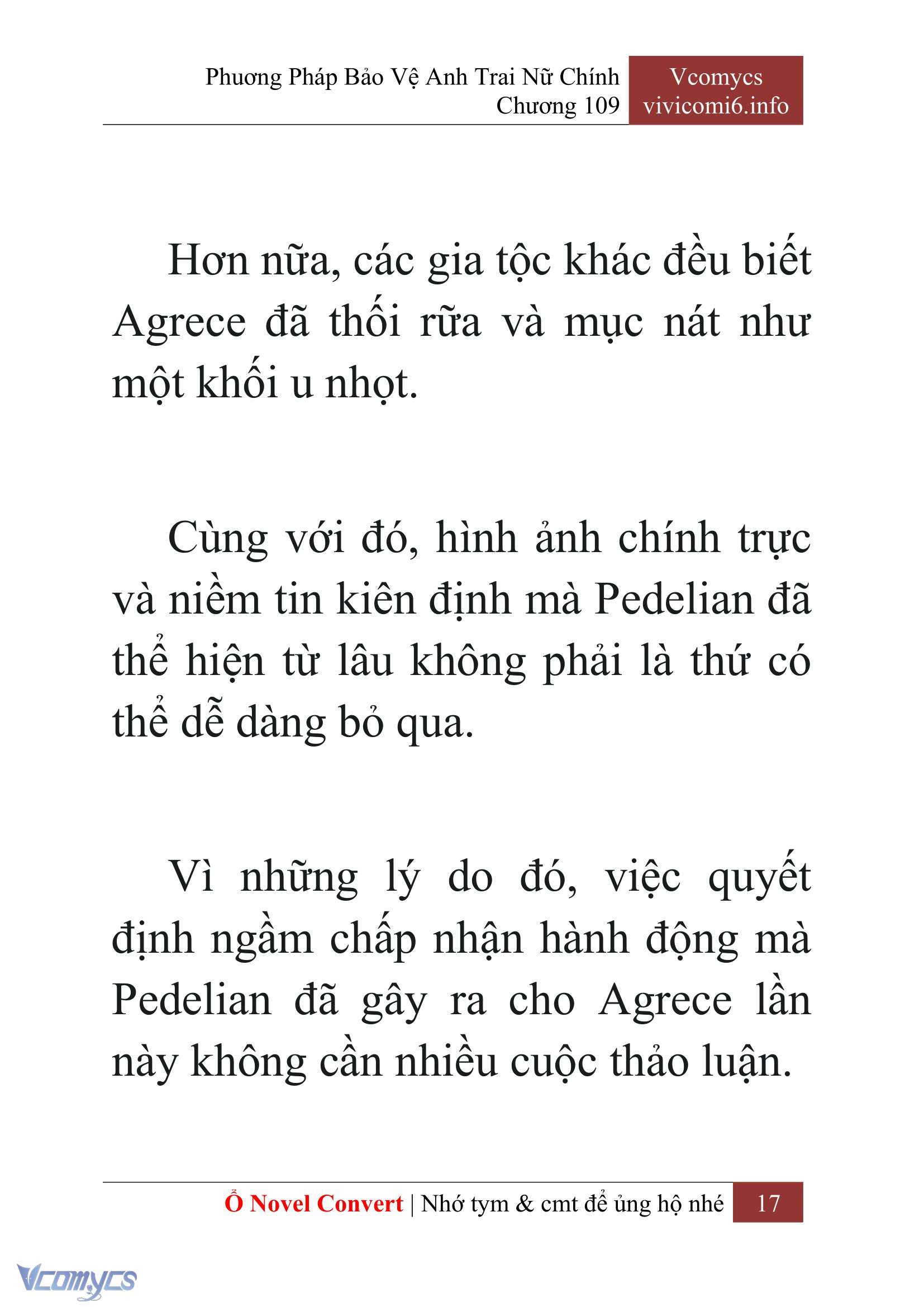 [Novel] Phương Pháp Bảo Vệ Anh Trai Nữ Chính Chap 109 - Trang 2