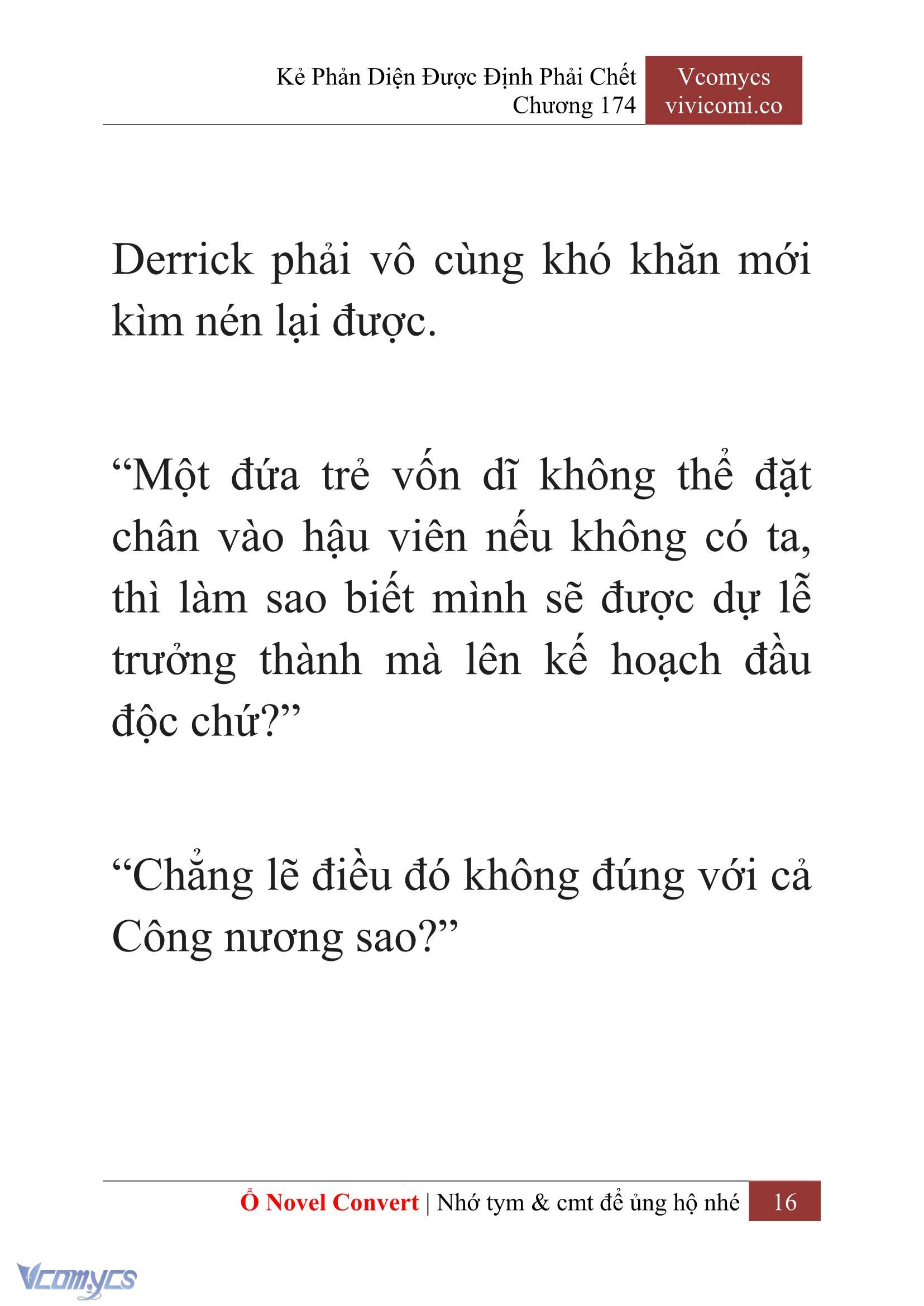 [Novel] Kẻ Phản Diện Được Định Phải Chết Chap 174 - Trang 2