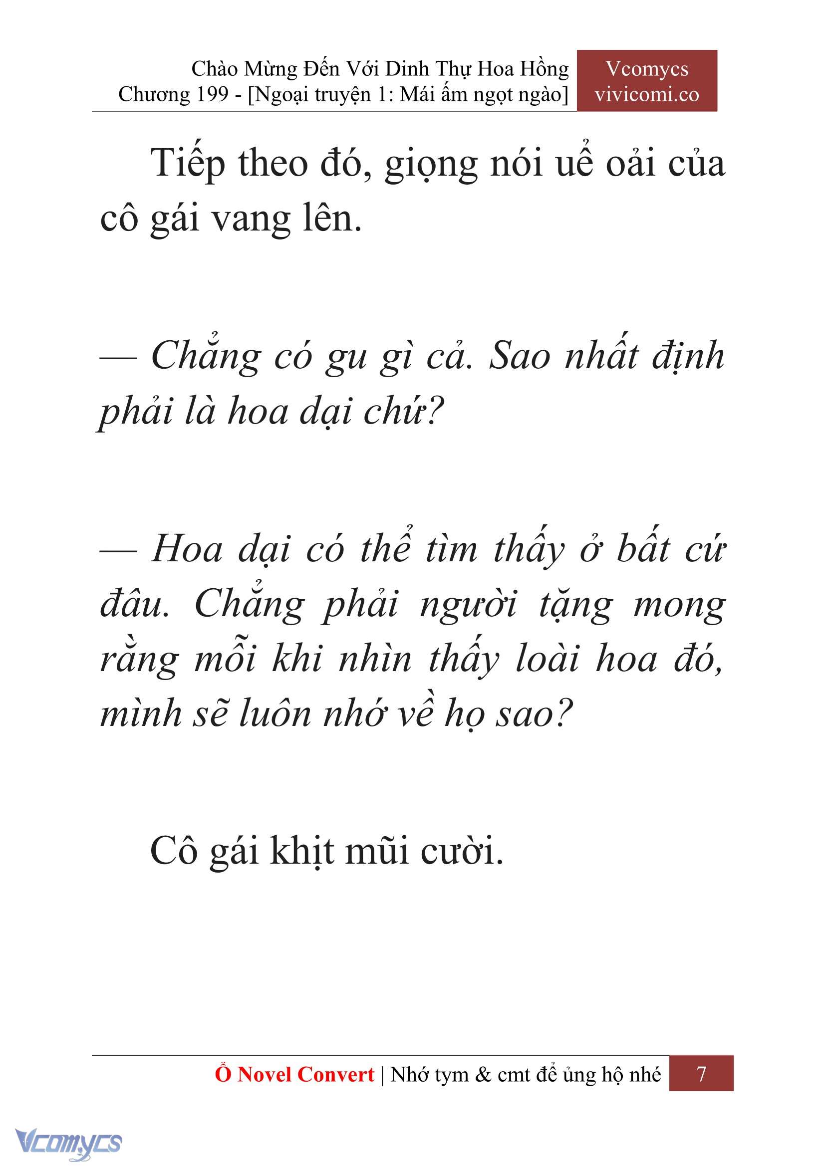 [Novel] Chào Mừng Đến Với Dinh Thự Hoa Hồng Chap 199 - Trang 2