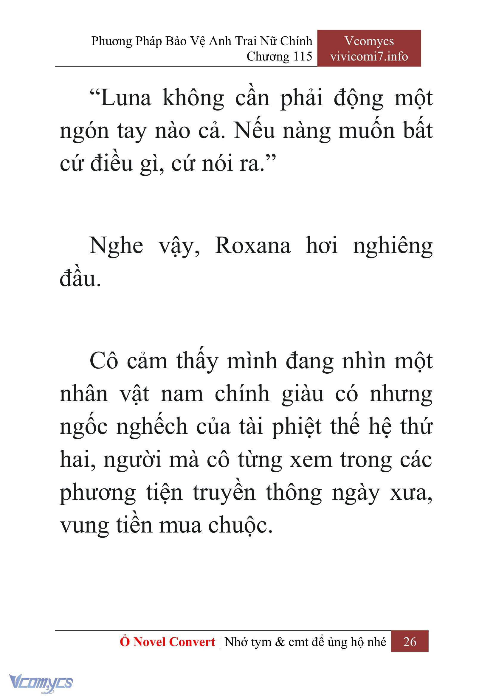 [Novel] Phương Pháp Bảo Vệ Anh Trai Nữ Chính Chap 115 - Trang 2