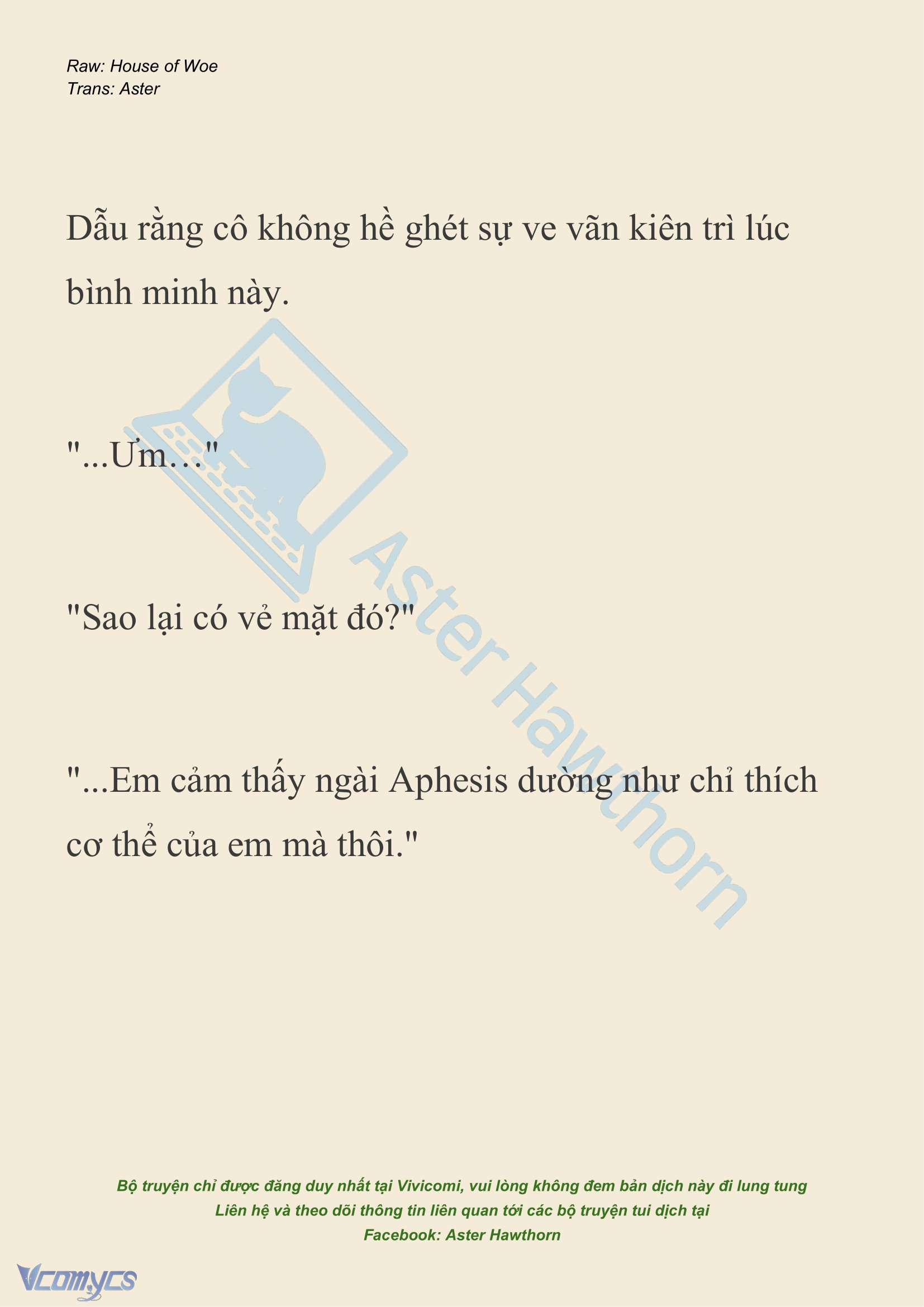 [NOVEL] Dành Cho Các Nữ Thần: Dành cho Psyche Chap 23 - Trang 2