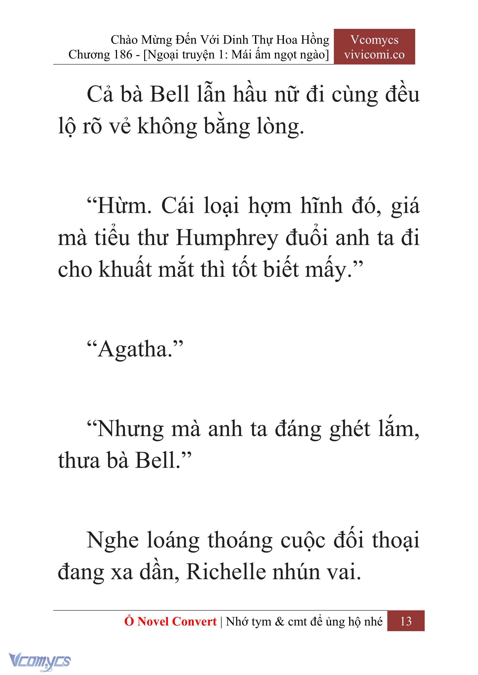[Novel] Chào Mừng Đến Với Dinh Thự Hoa Hồng Chap 186 - Next Chap 187