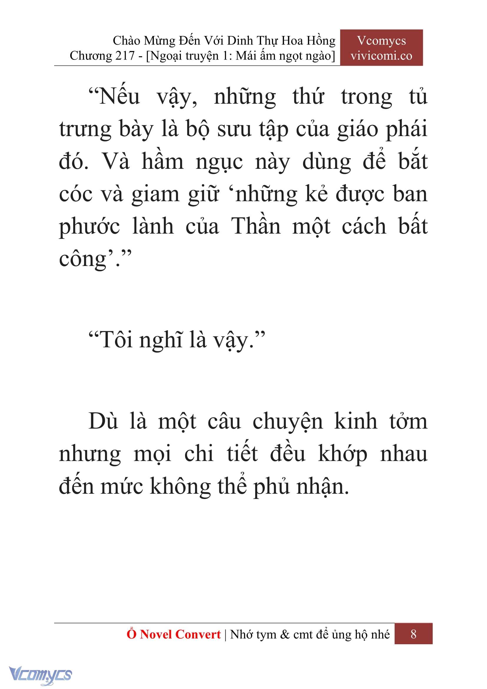 [Novel] Chào Mừng Đến Với Dinh Thự Hoa Hồng Chap 217 - Trang 2