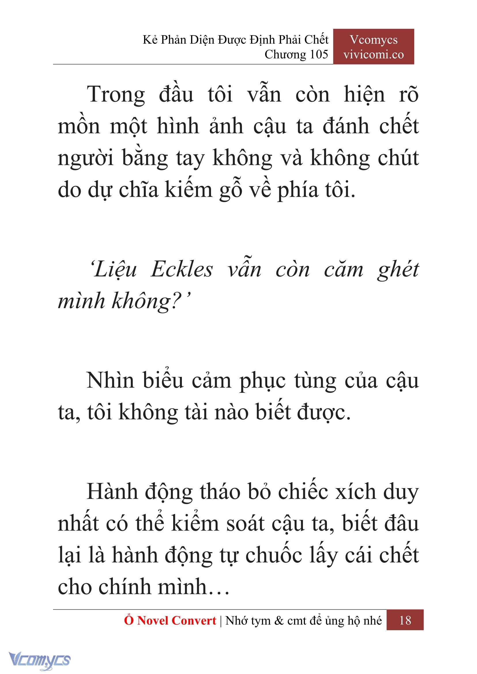 [Novel] Kẻ Phản Diện Được Định Phải Chết Chap 105 - Next Chap 106