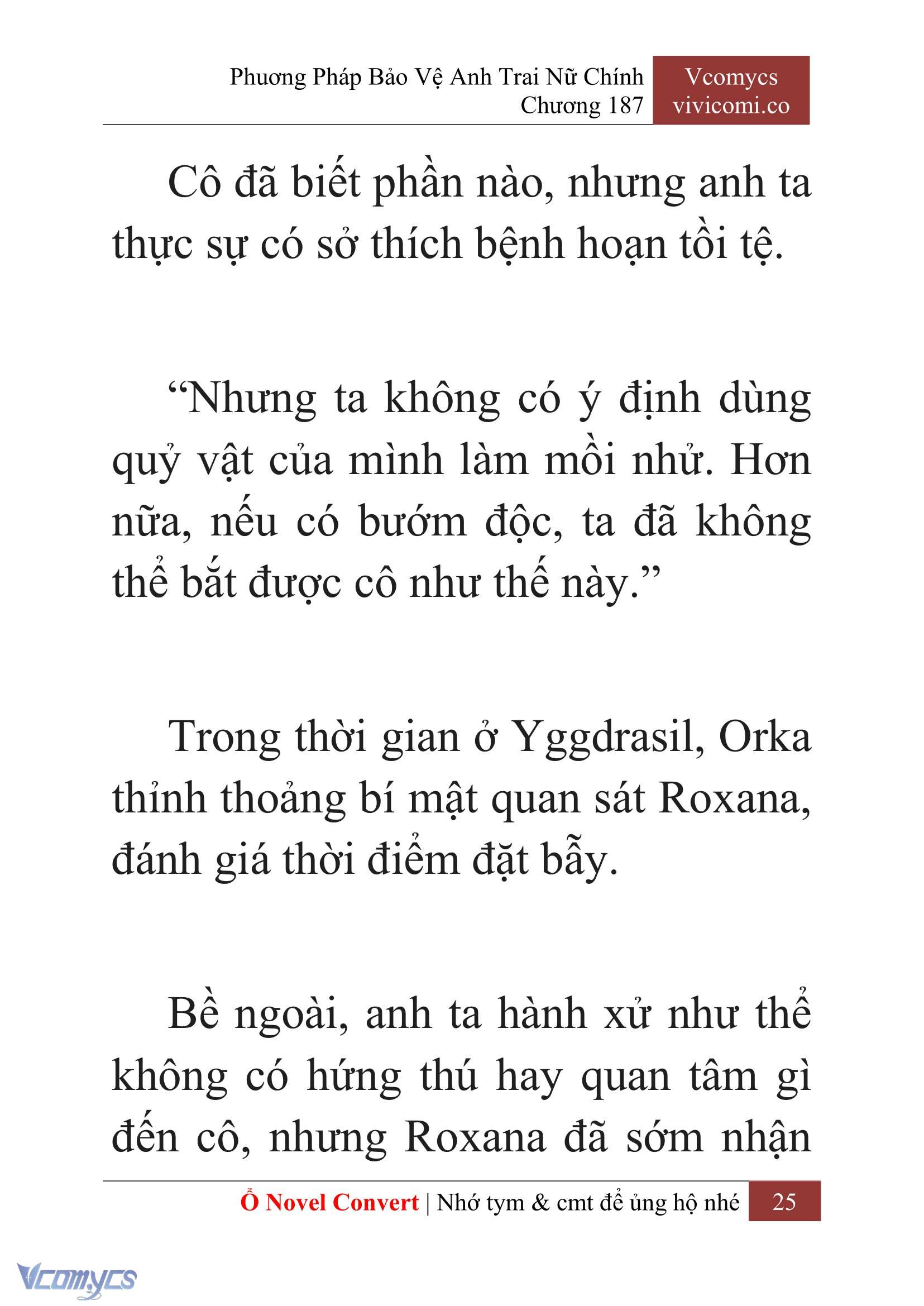 [Novel] Phương Pháp Bảo Vệ Anh Trai Nữ Chính Chap 187 - Trang 2