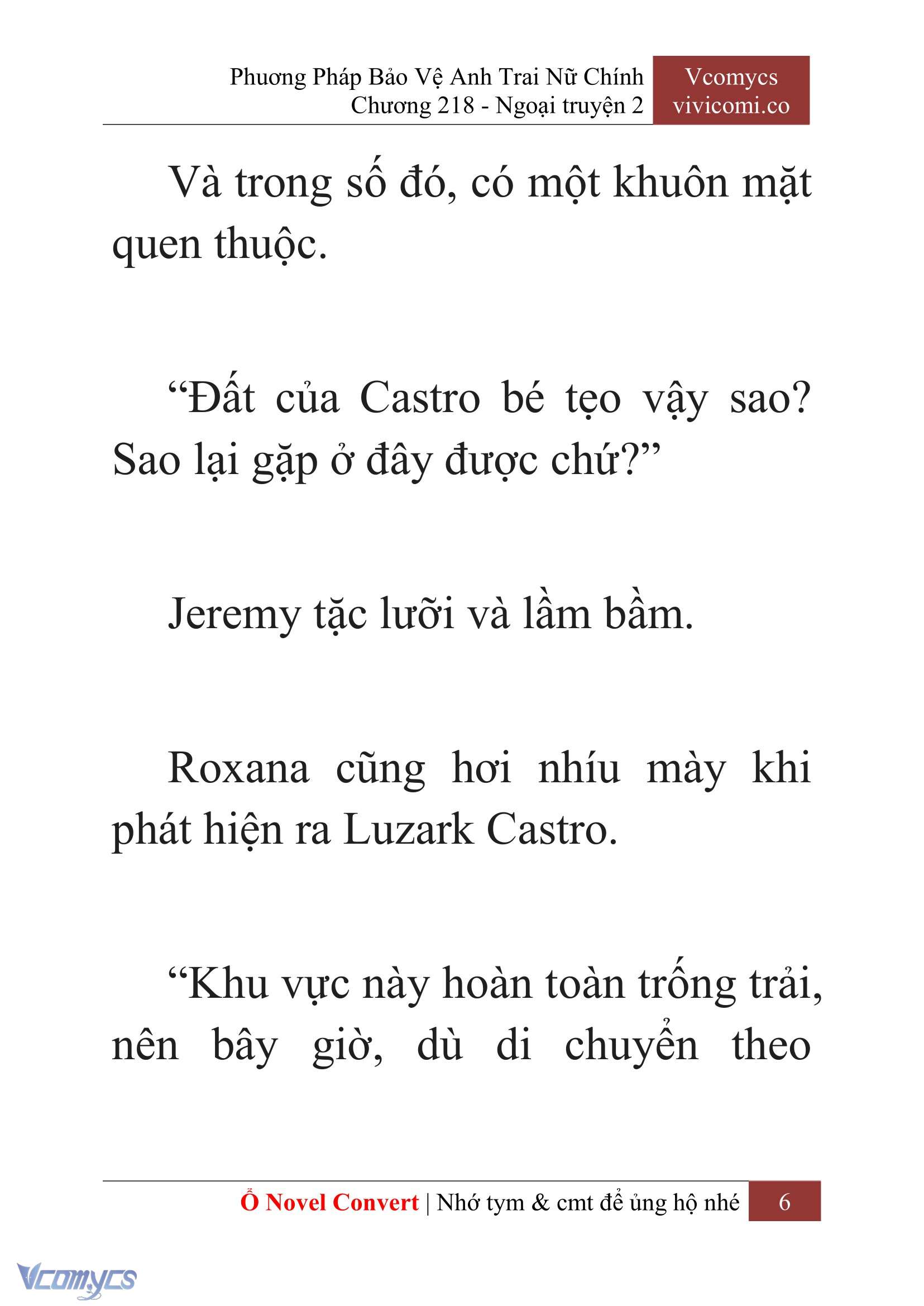 [Novel] Phương Pháp Bảo Vệ Anh Trai Nữ Chính Chap 218 - Trang 2