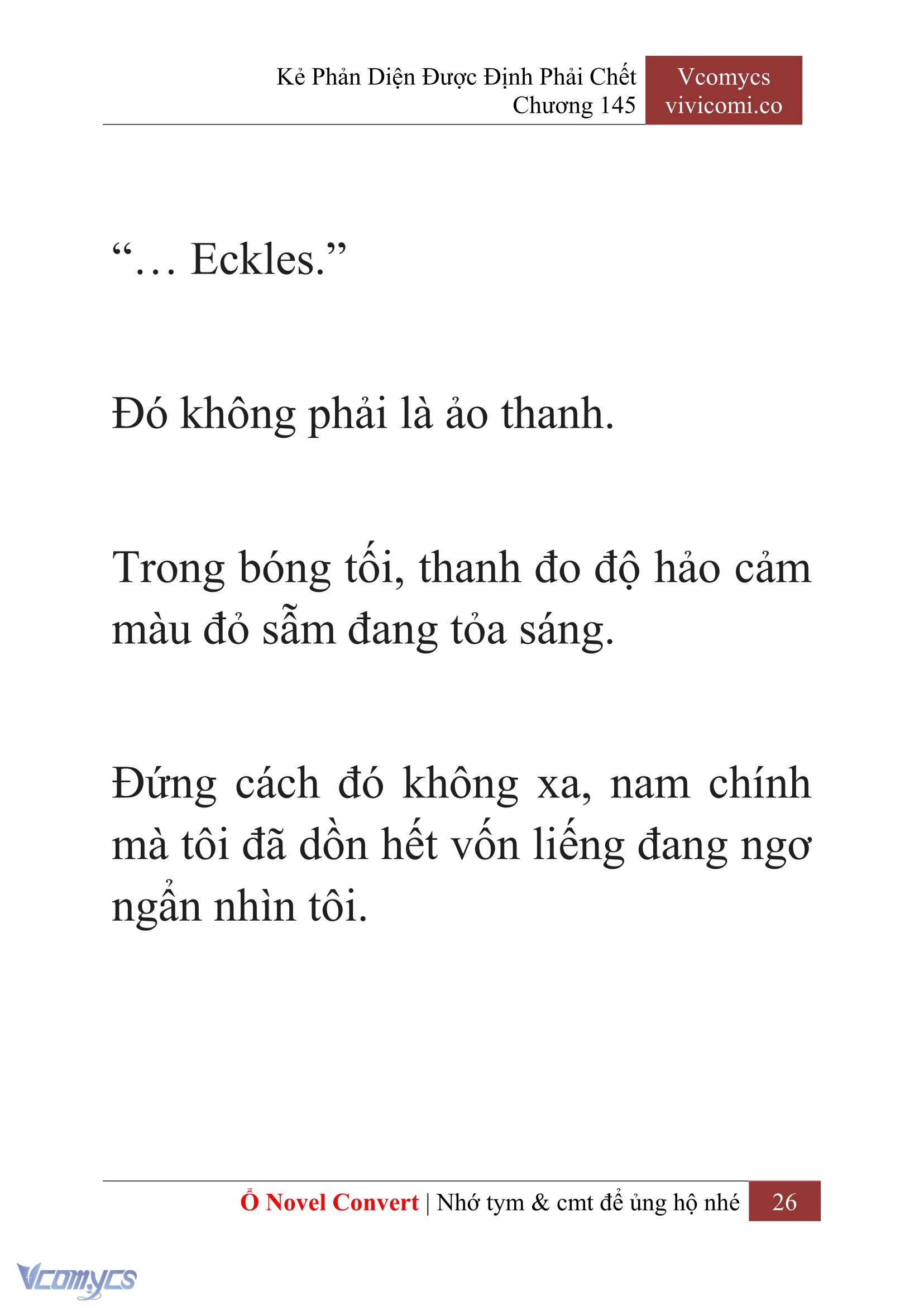 [Novel] Kẻ Phản Diện Được Định Phải Chết Chap 145 - Trang 2