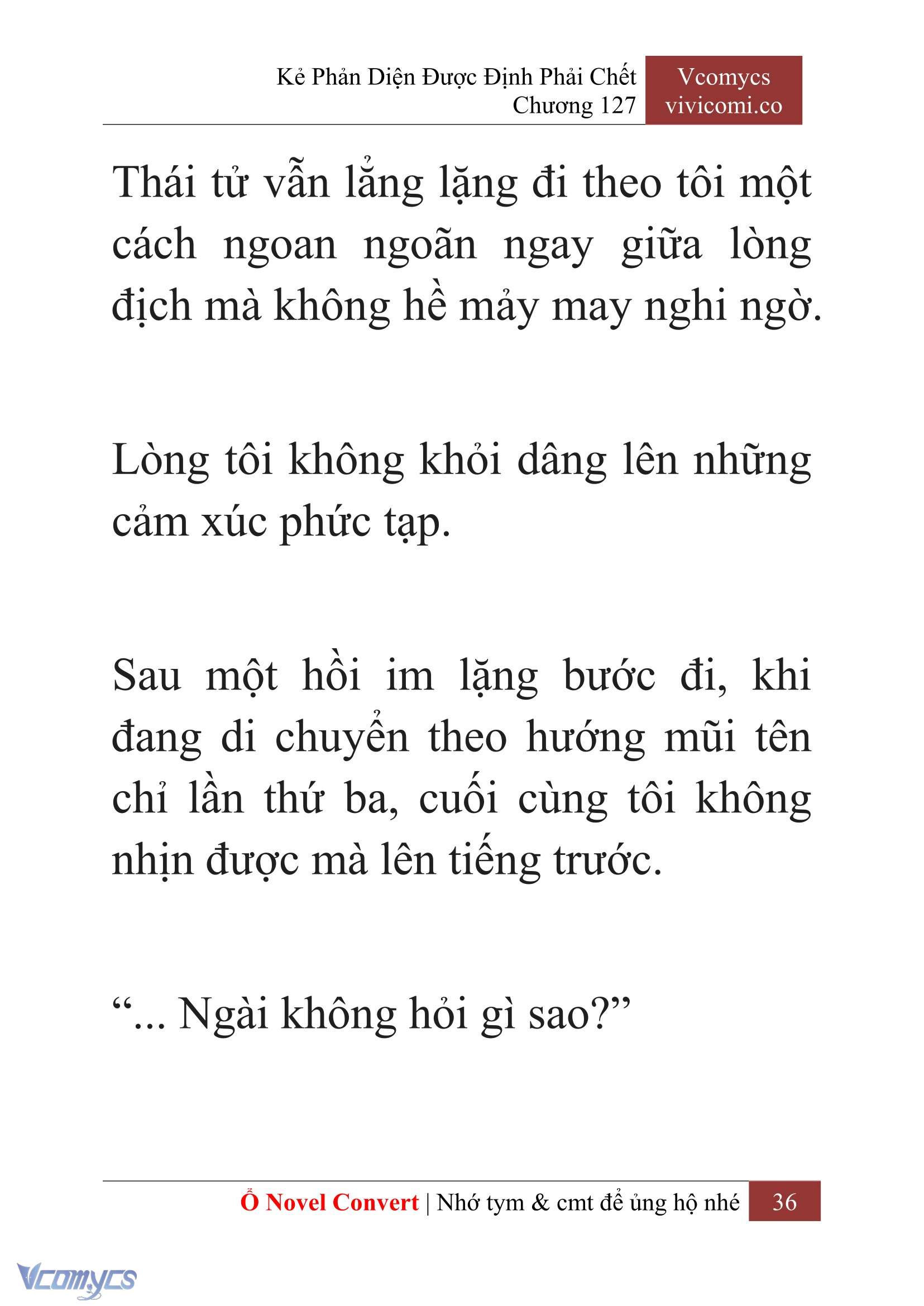 [Novel] Kẻ Phản Diện Được Định Phải Chết Chap 127 - Trang 2
