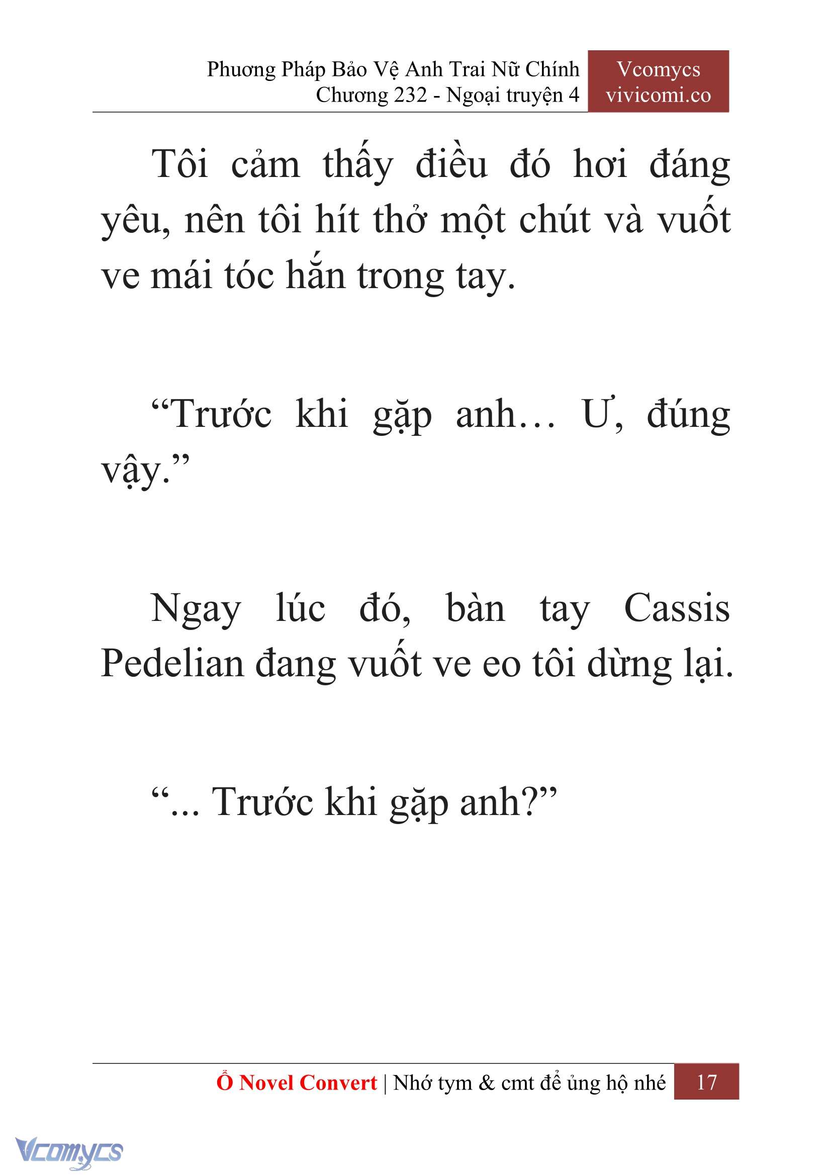 [Novel] Phương Pháp Bảo Vệ Anh Trai Nữ Chính Chap 232 - Trang 2