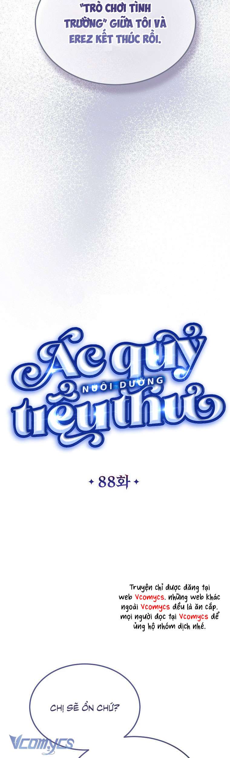 Ác Quỷ Nuôi Dưỡng Tiểu Thư Chap 88 - Next Chap 89