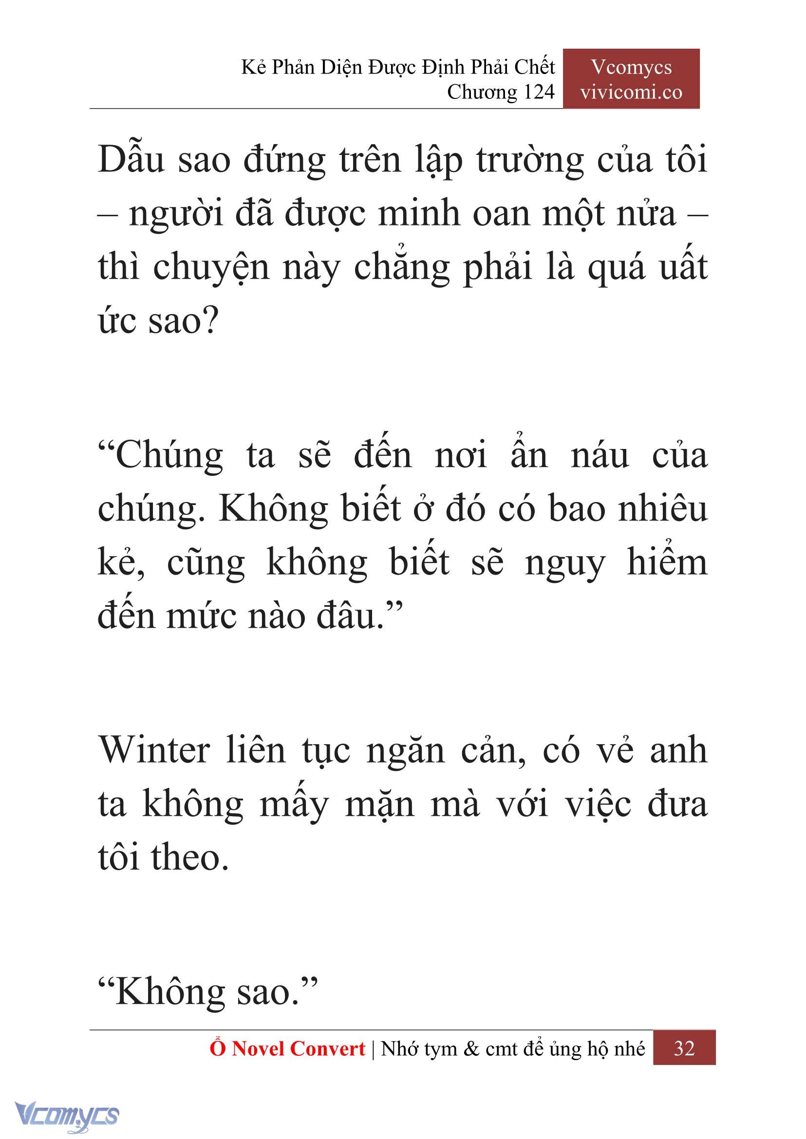 [Novel] Kẻ Phản Diện Được Định Phải Chết Chap 124 - Trang 2