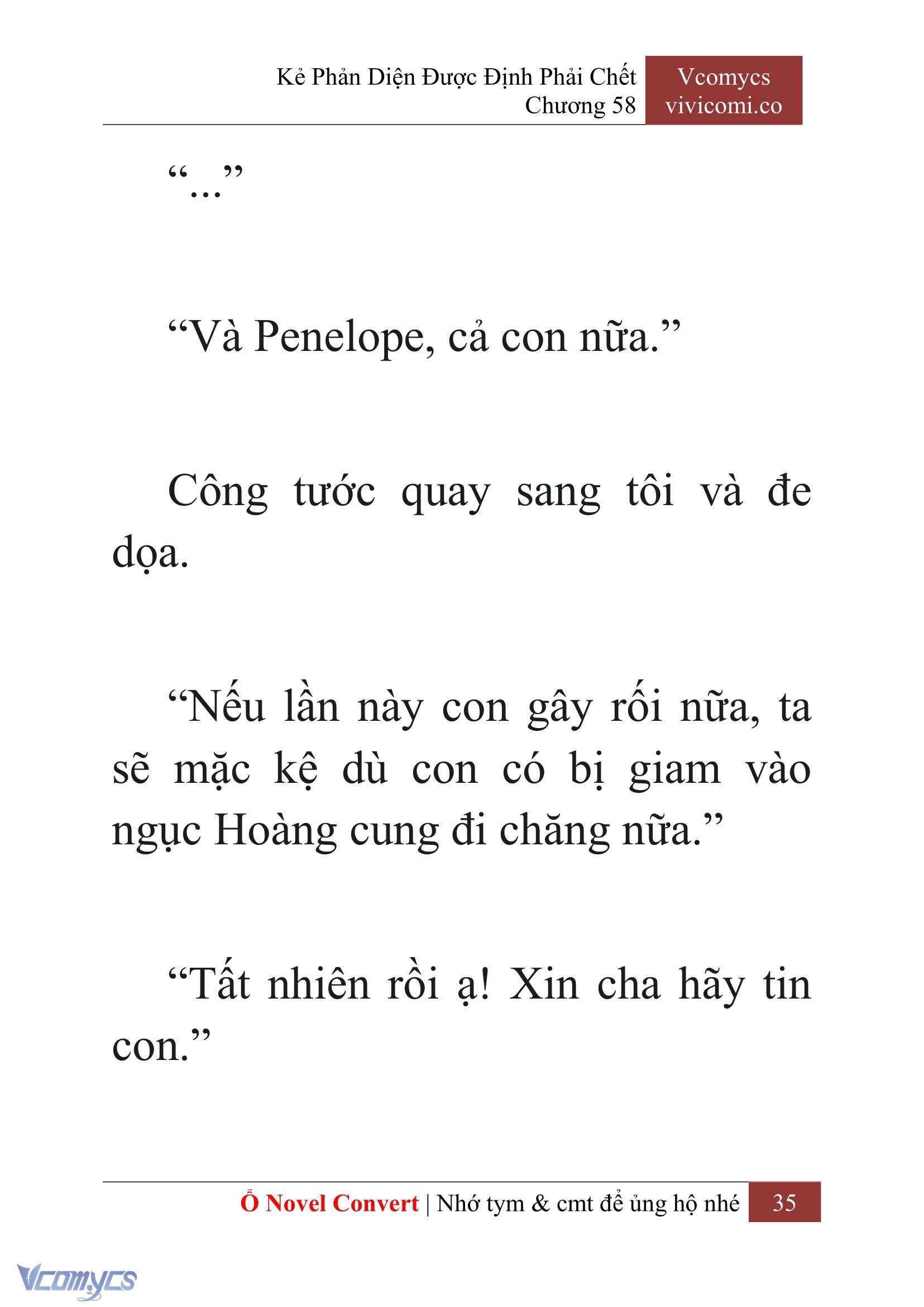 [Novel] Kẻ Phản Diện Được Định Phải Chết Chap 58 - Next Chap 59