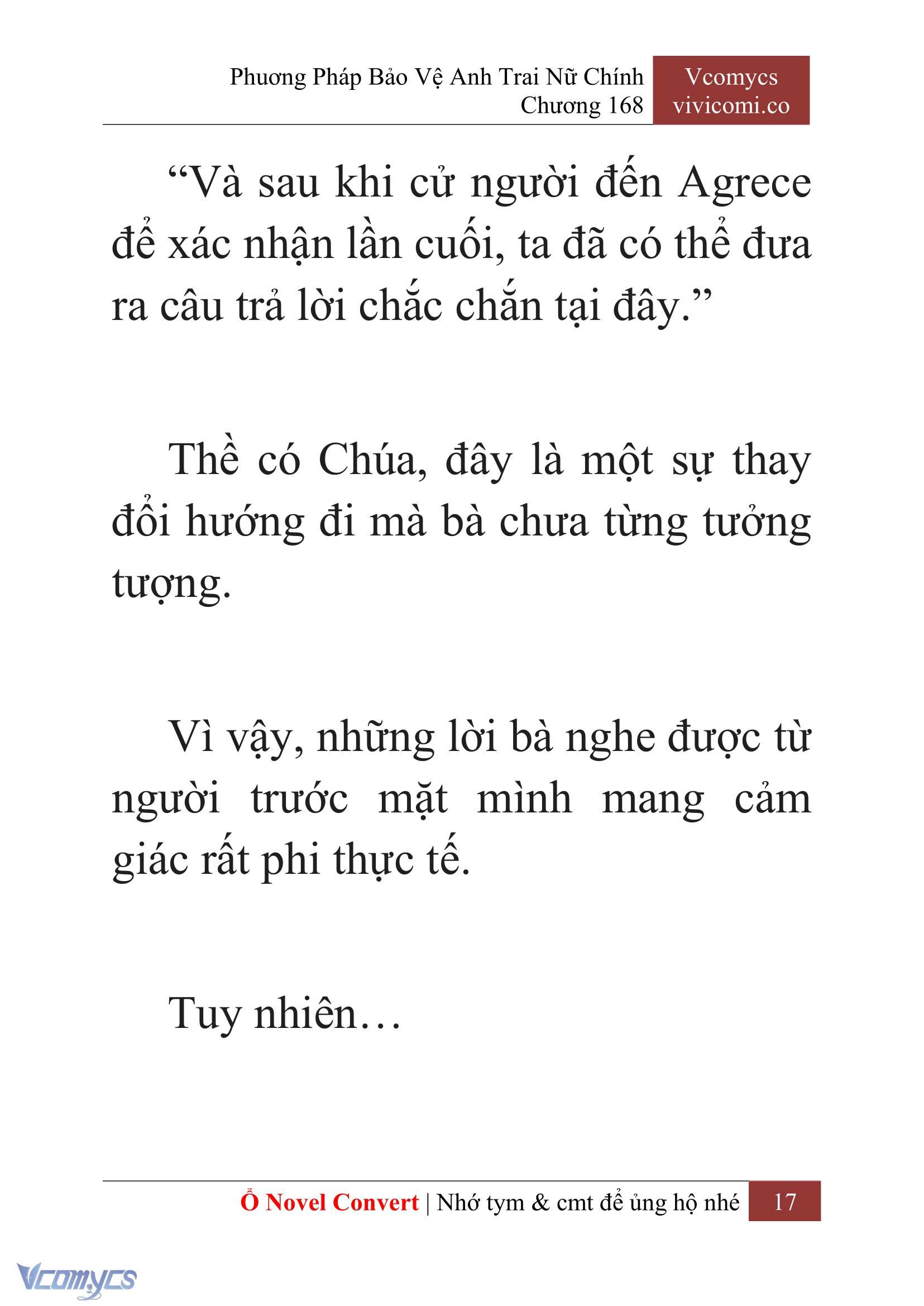 [Novel] Phương Pháp Bảo Vệ Anh Trai Nữ Chính Chap 168 - Trang 2