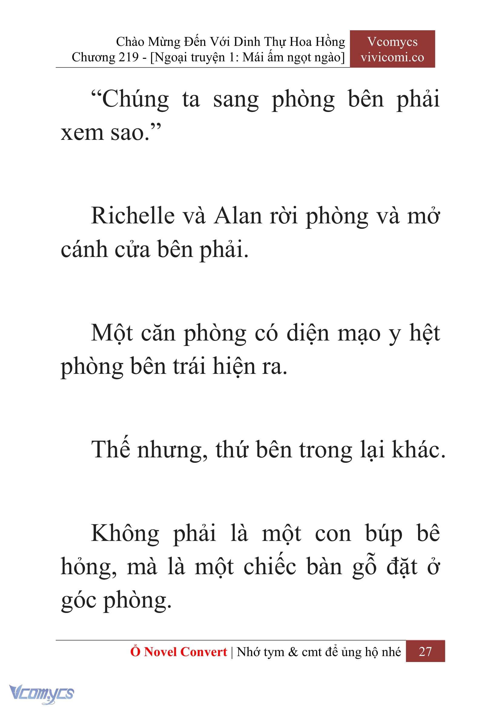 [Novel] Chào Mừng Đến Với Dinh Thự Hoa Hồng Chap 219 - Trang 2