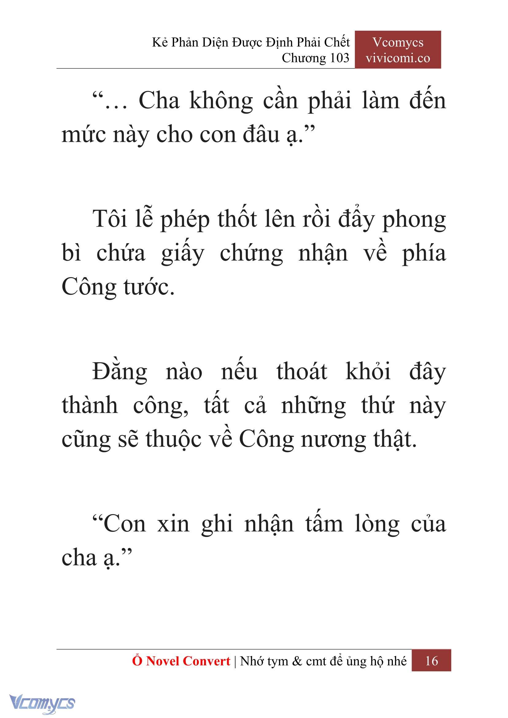 [Novel] Kẻ Phản Diện Được Định Phải Chết Chap 103 - Next Chap 104
