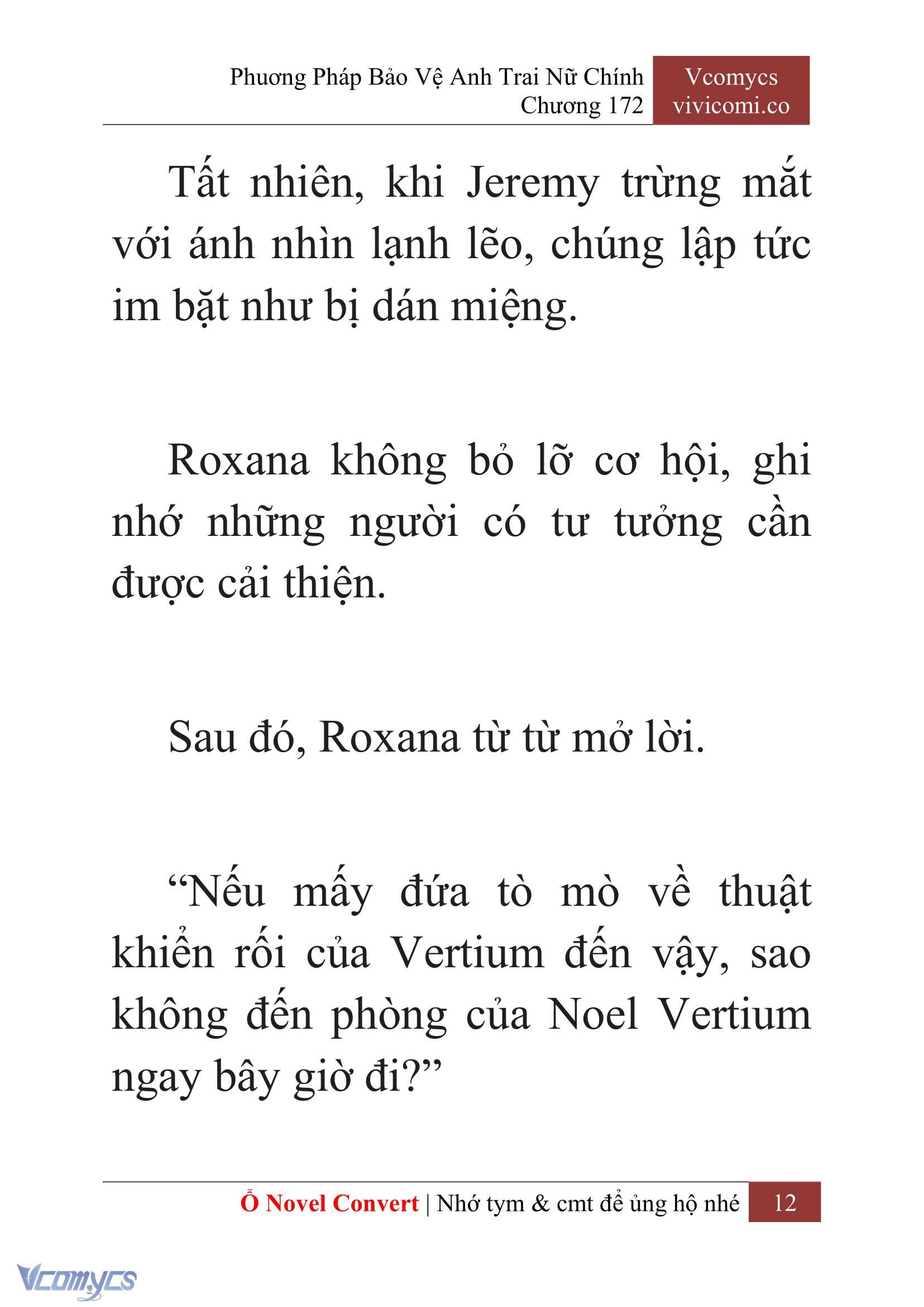 [Novel] Phương Pháp Bảo Vệ Anh Trai Nữ Chính Chap 172 - Trang 2