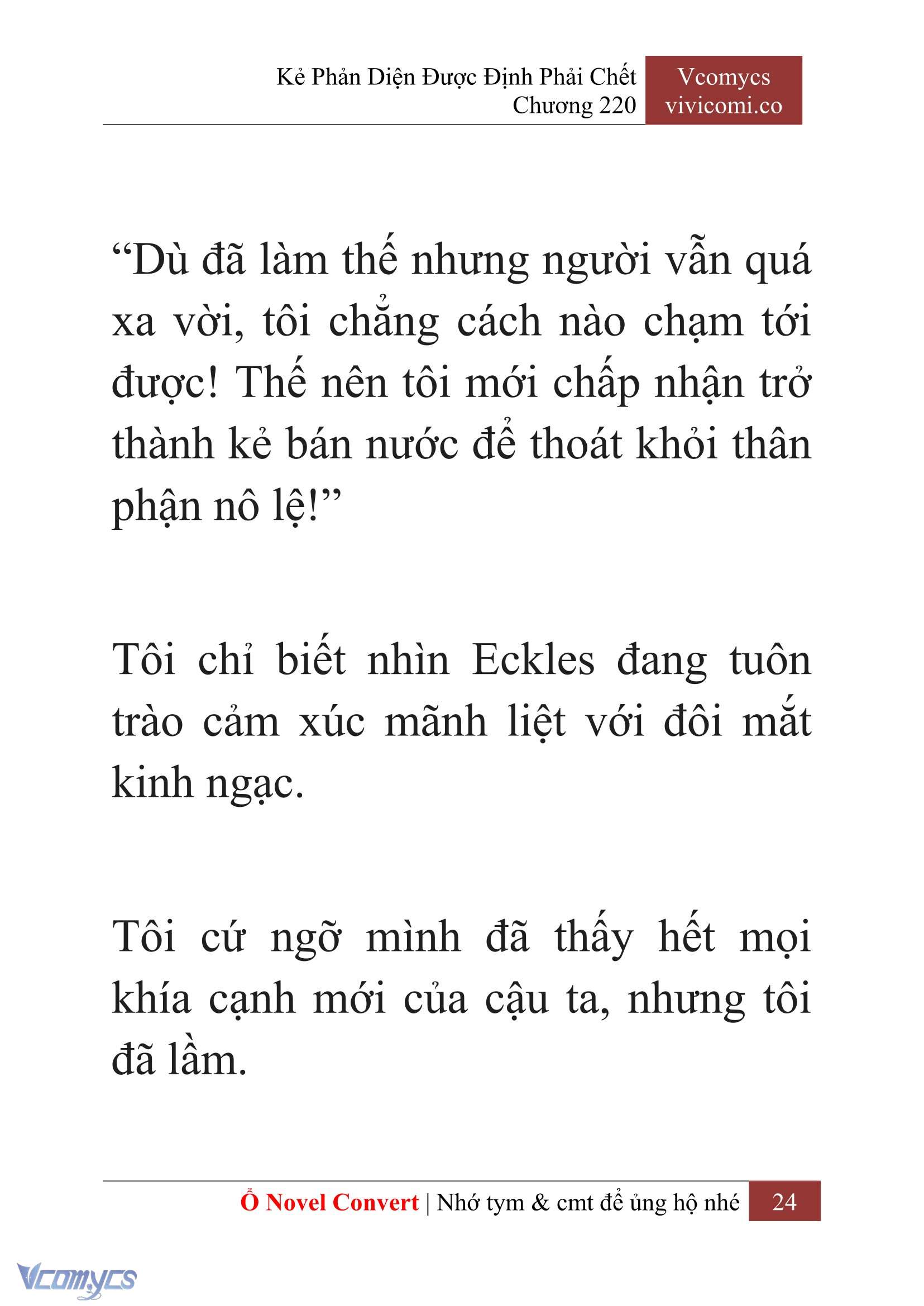 [Novel] Kẻ Phản Diện Được Định Phải Chết Chap 220 - Next Chap 221