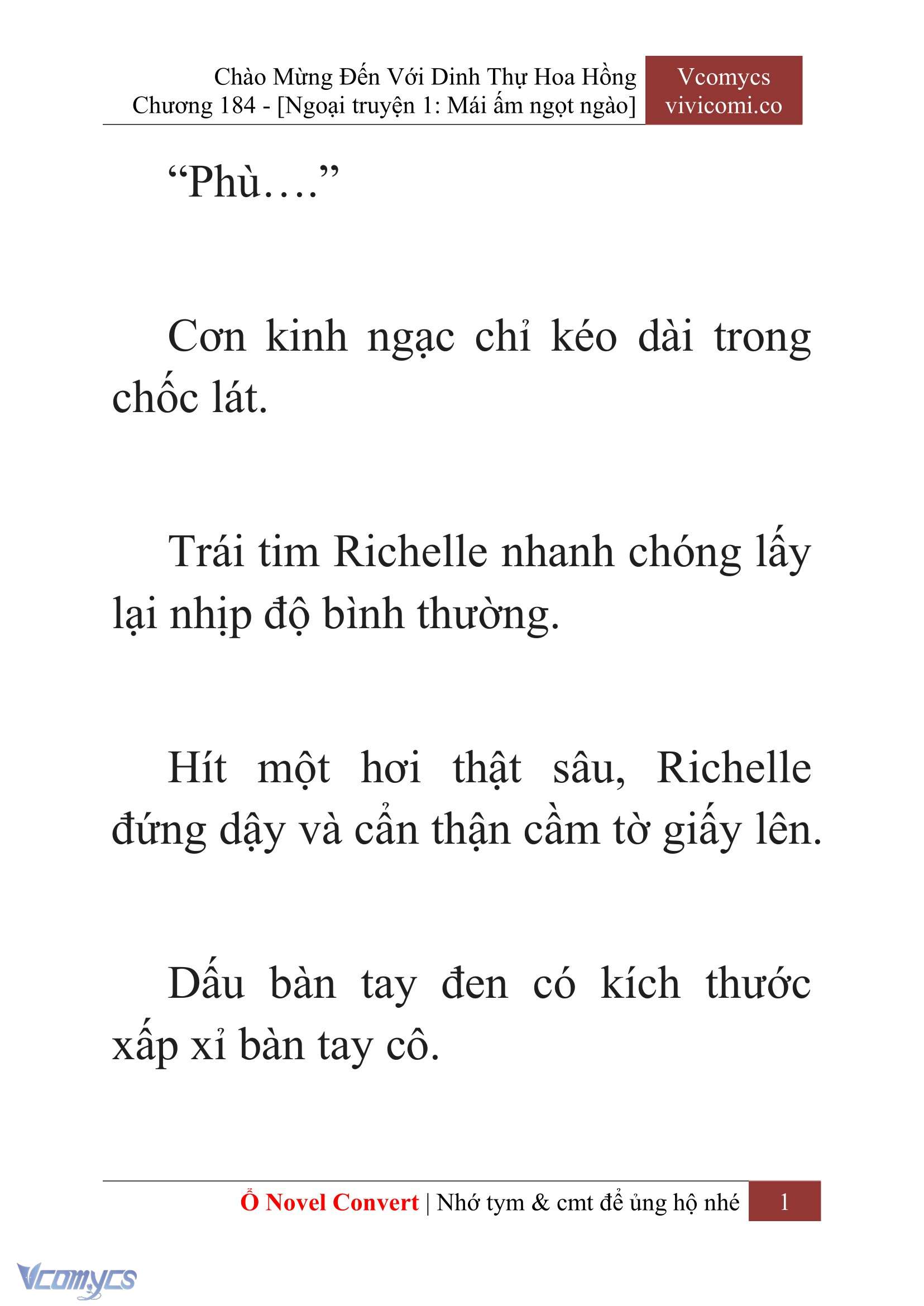 [Novel] Chào Mừng Đến Với Dinh Thự Hoa Hồng Chap 184 - Trang 2