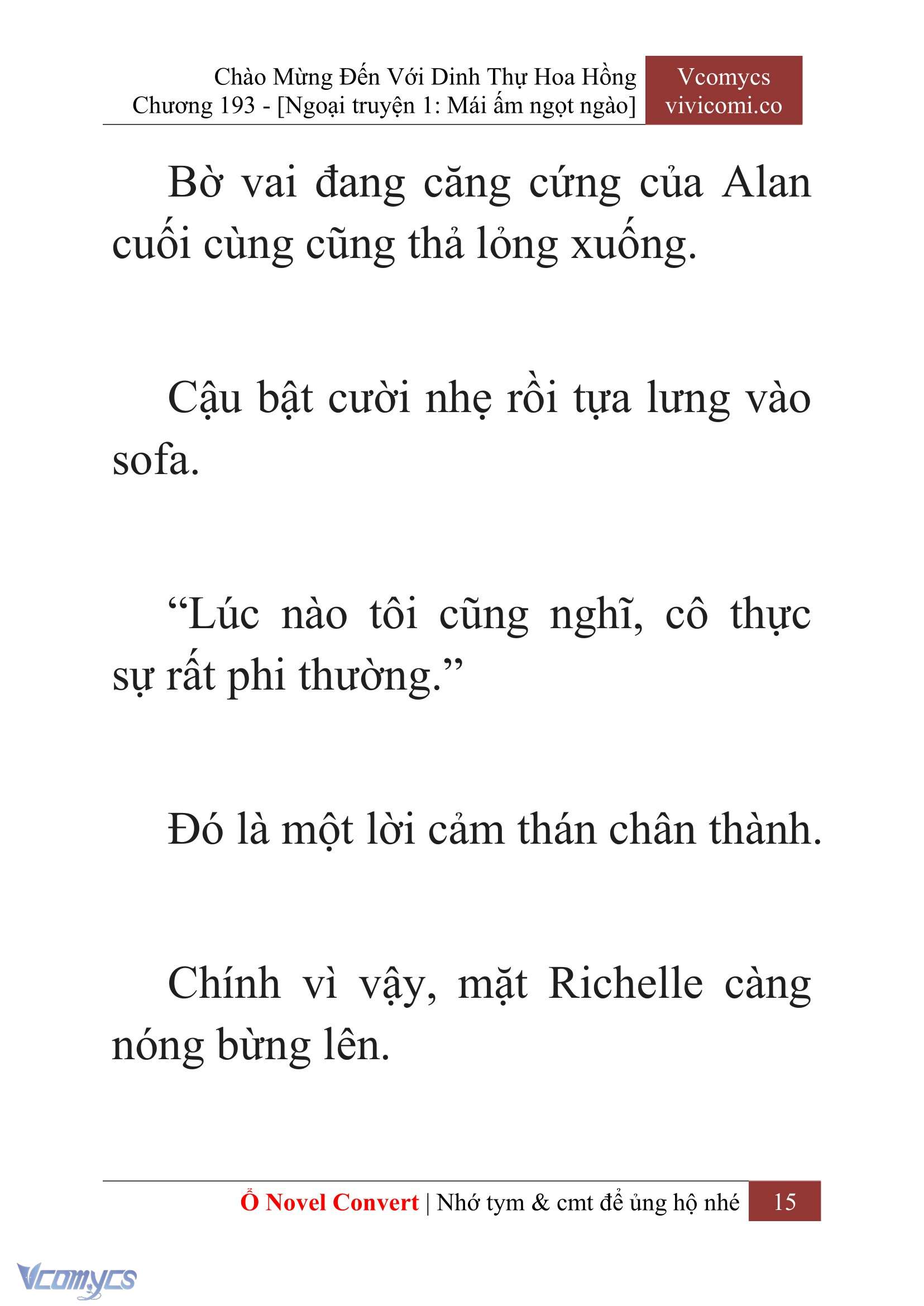 [Novel] Chào Mừng Đến Với Dinh Thự Hoa Hồng Chap 193 - Trang 2