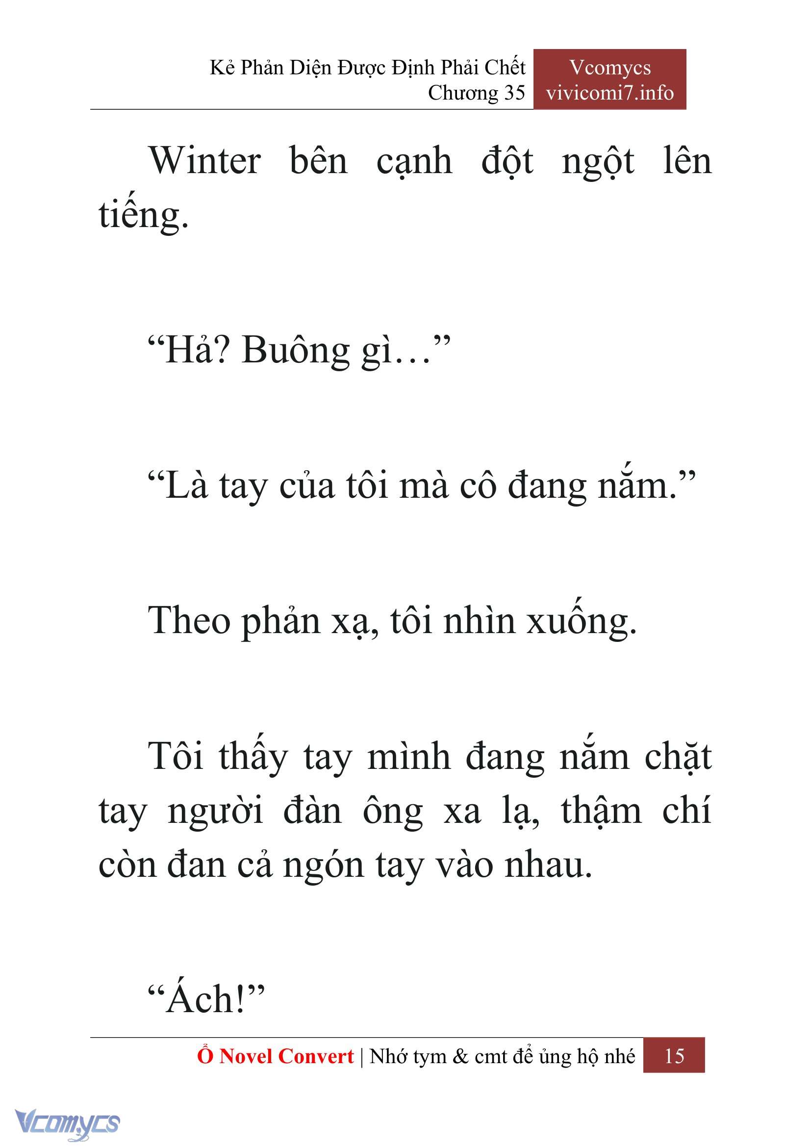 [Novel] Kẻ Phản Diện Được Định Phải Chết Chap 35 - Next Chap 36