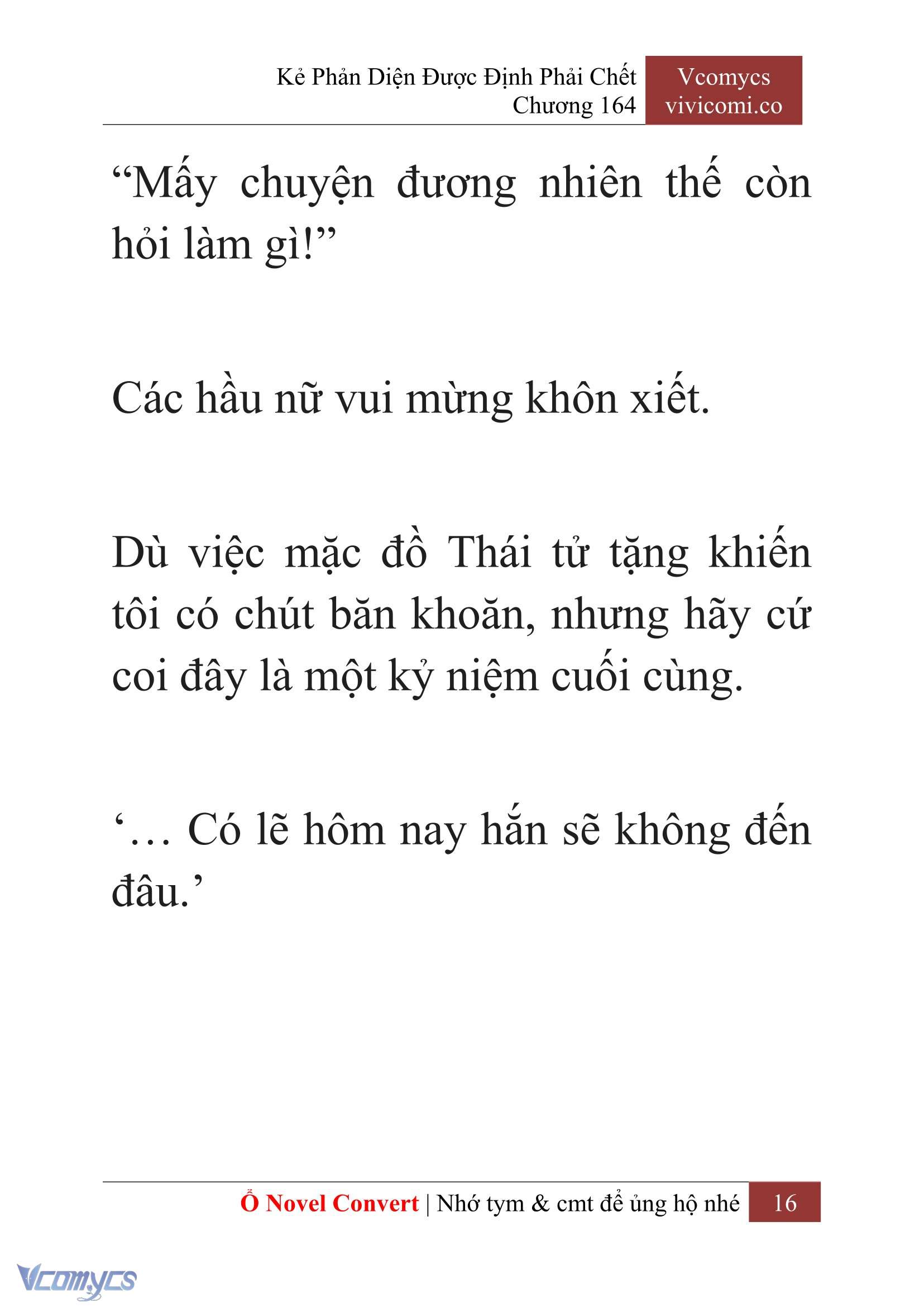 [Novel] Kẻ Phản Diện Được Định Phải Chết Chap 164 - Trang 2