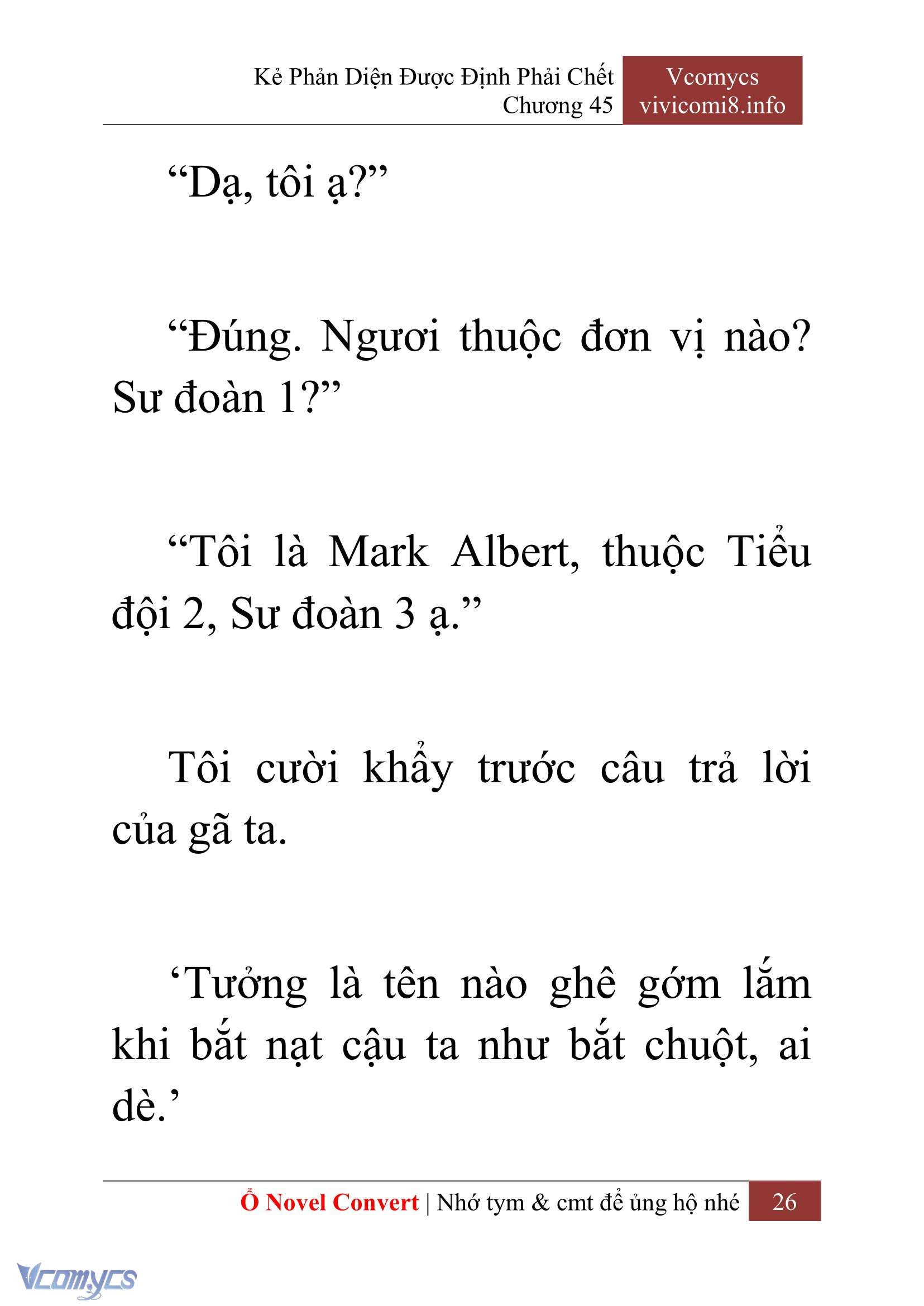 [Novel] Kẻ Phản Diện Được Định Phải Chết Chap 45 - Next Chap 46