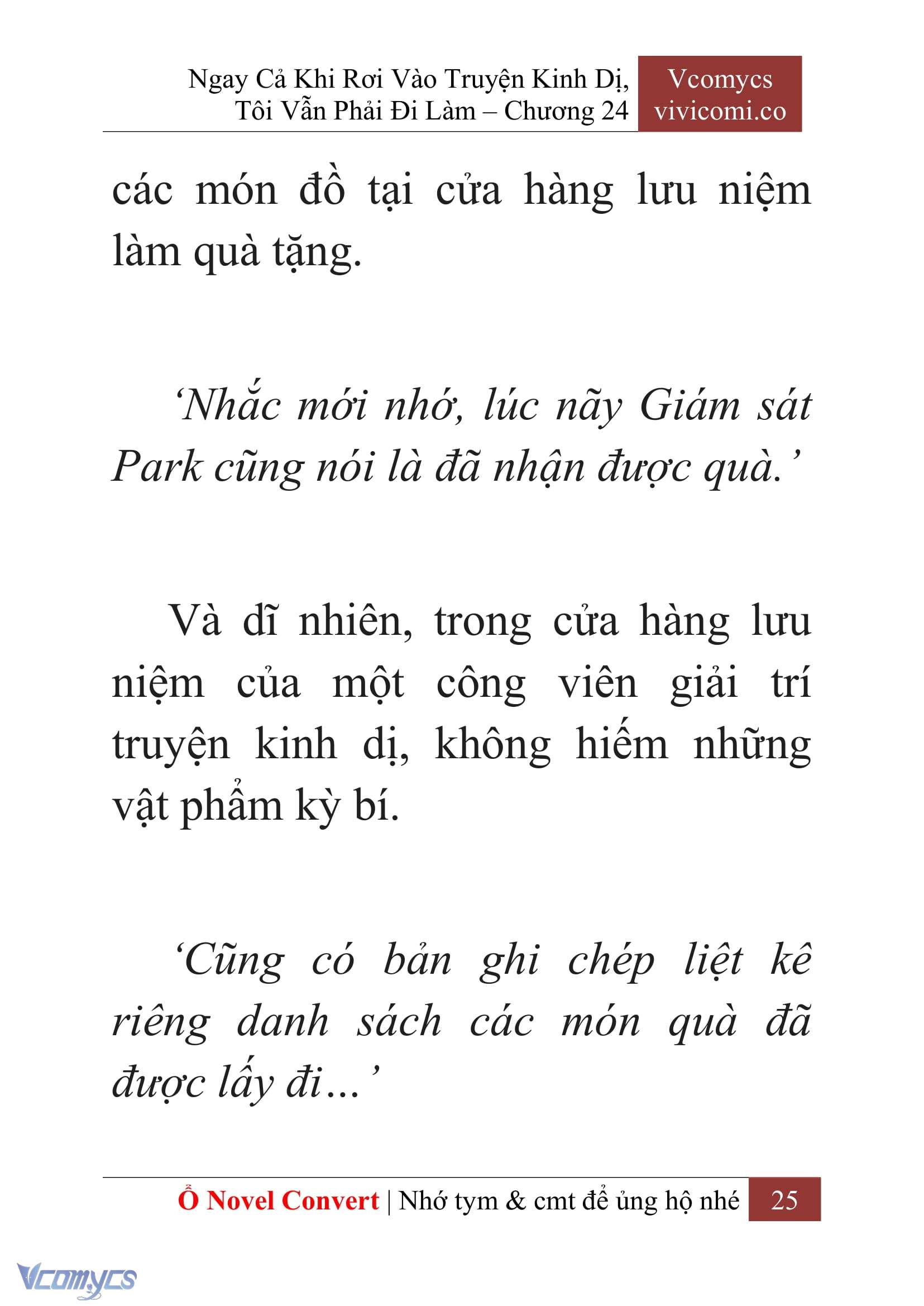[Novel] Ngay Cả Khi Rơi Vào Truyện Kinh Dị, Tôi Vẫn Phải Đi Làm Chap 24 - Trang 2