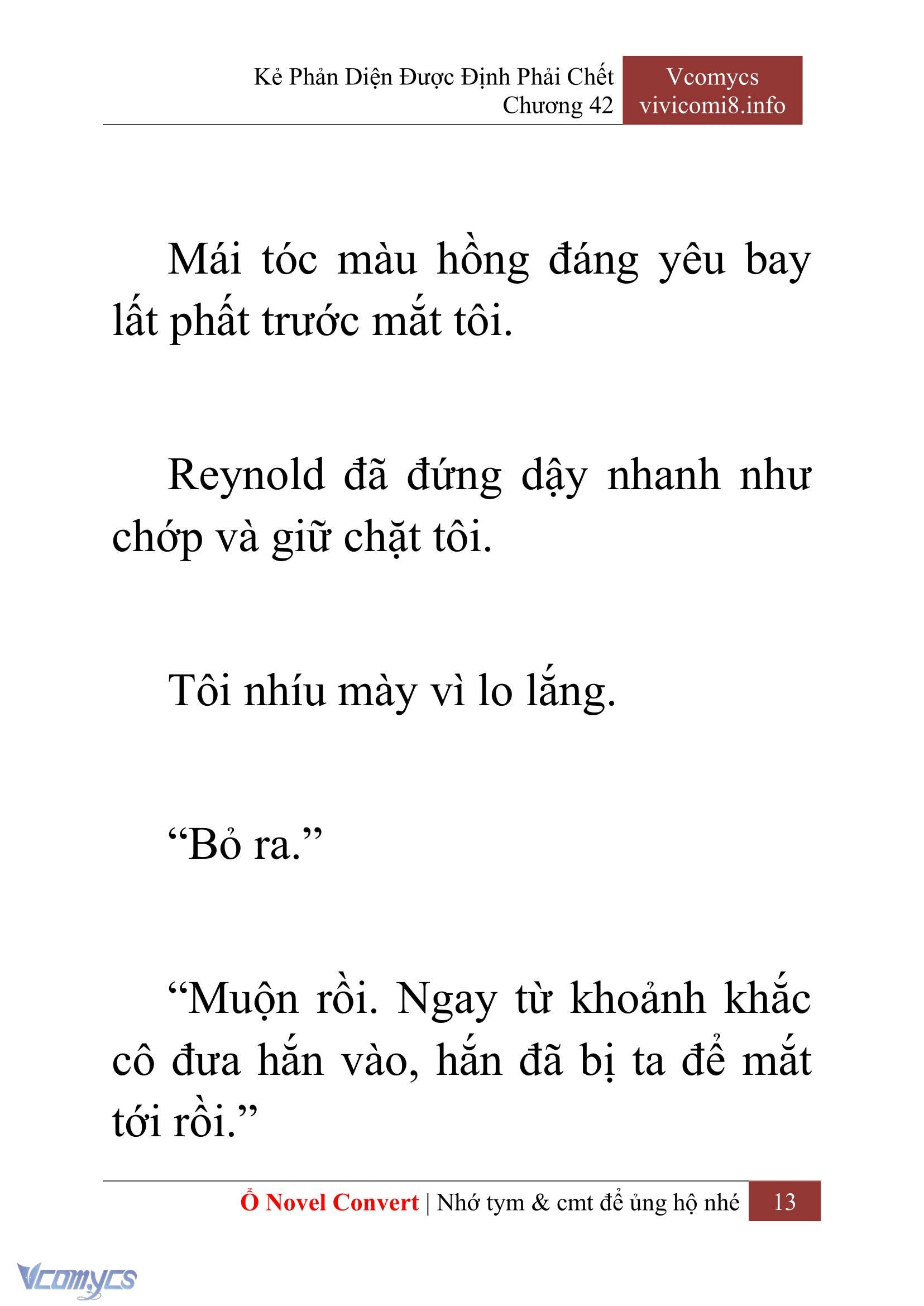 [Novel] Kẻ Phản Diện Được Định Phải Chết Chap 42 - Next Chap 43