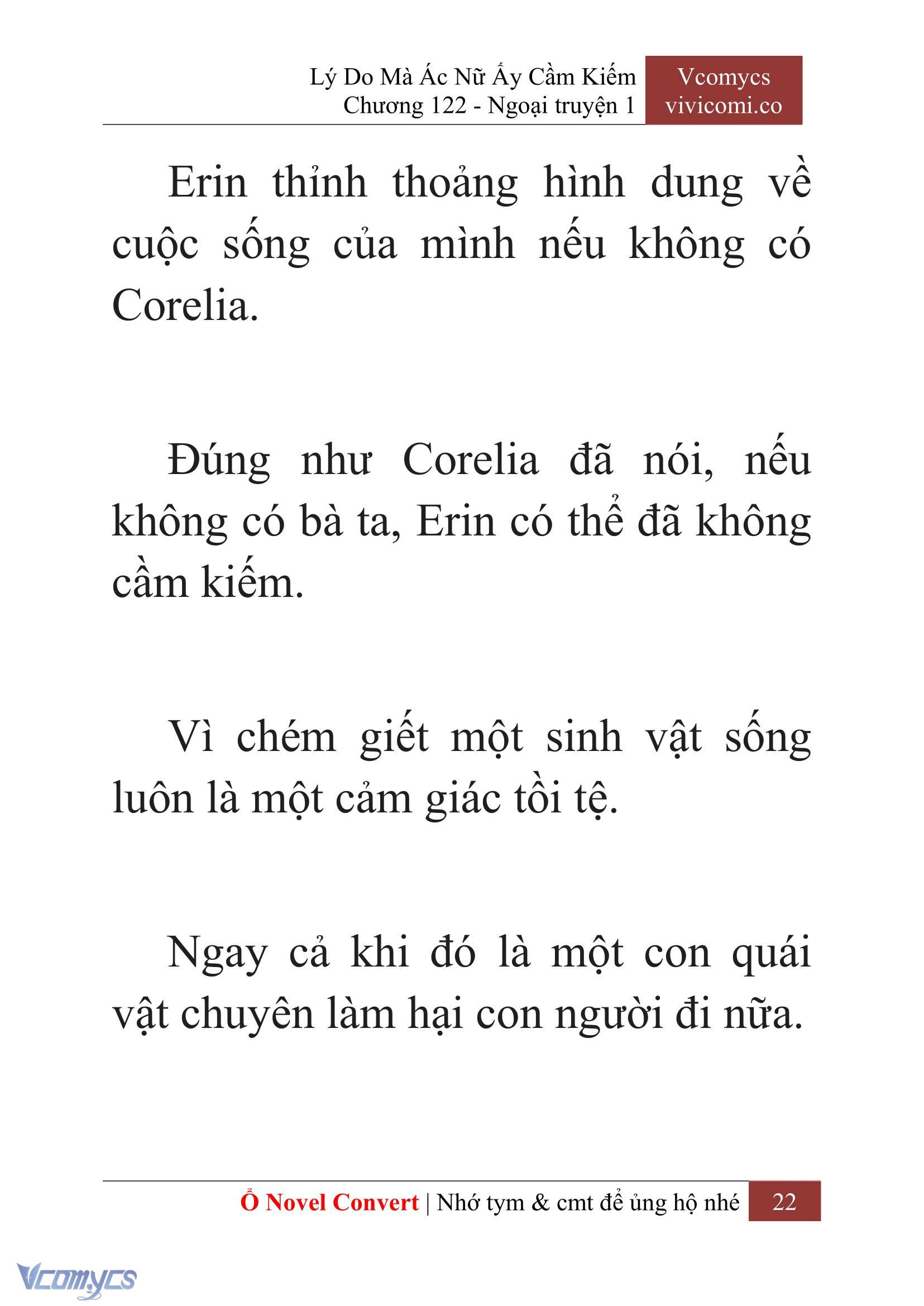 [Novel] Lý Do Mà Ác Nữ Ấy Cầm Kiếm Chap 122 - Trang 2