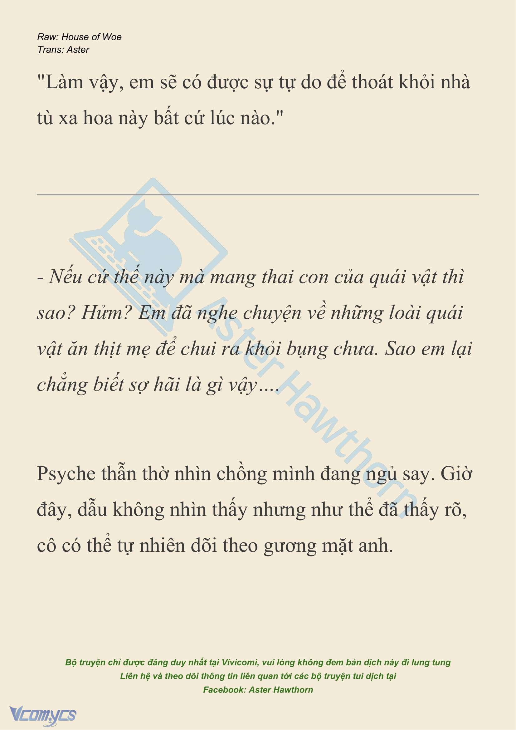[NOVEL] Dành Cho Các Nữ Thần: Dành cho Psyche Chap 34 - Trang 2
