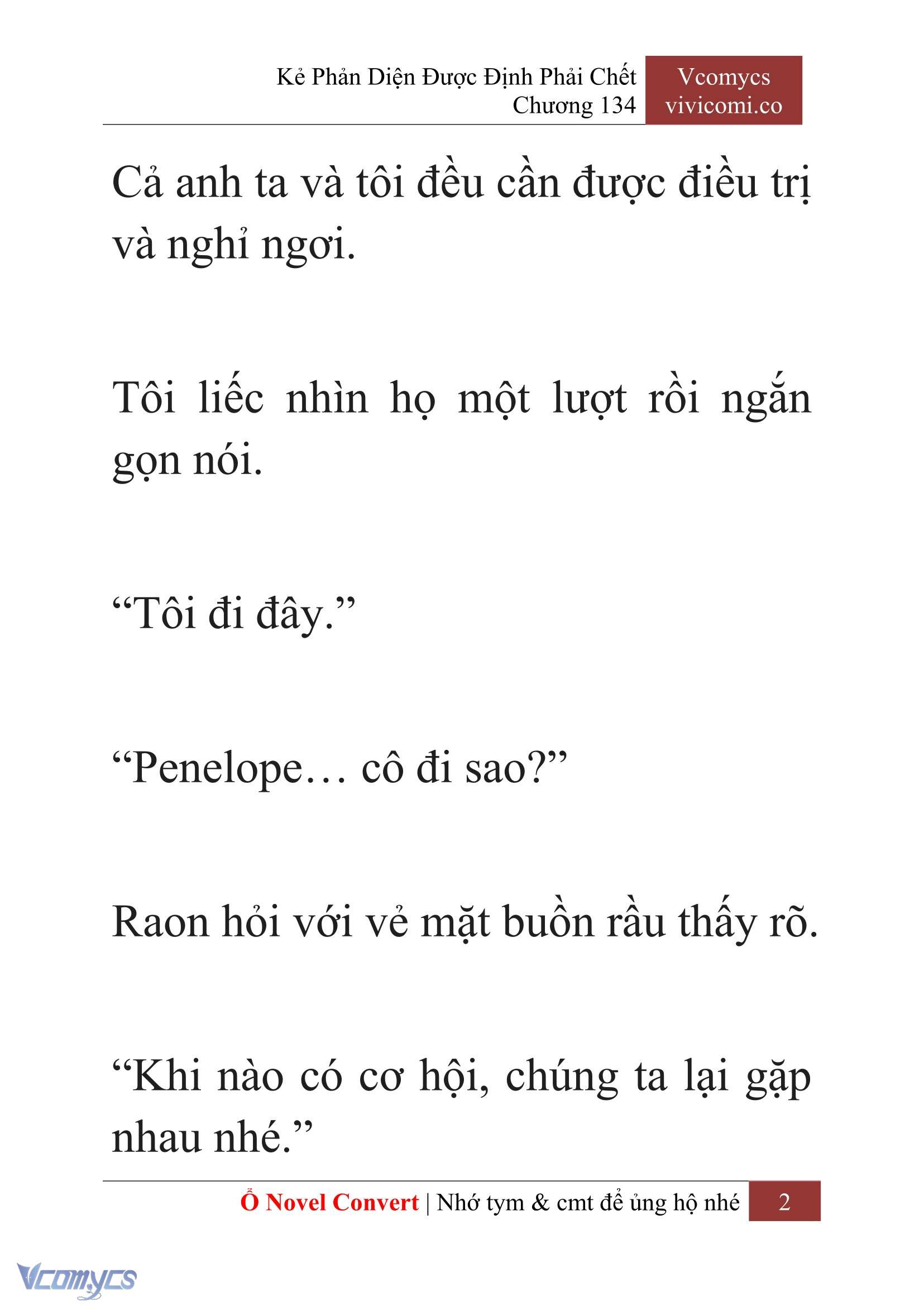 [Novel] Kẻ Phản Diện Được Định Phải Chết Chap 134 - Trang 2