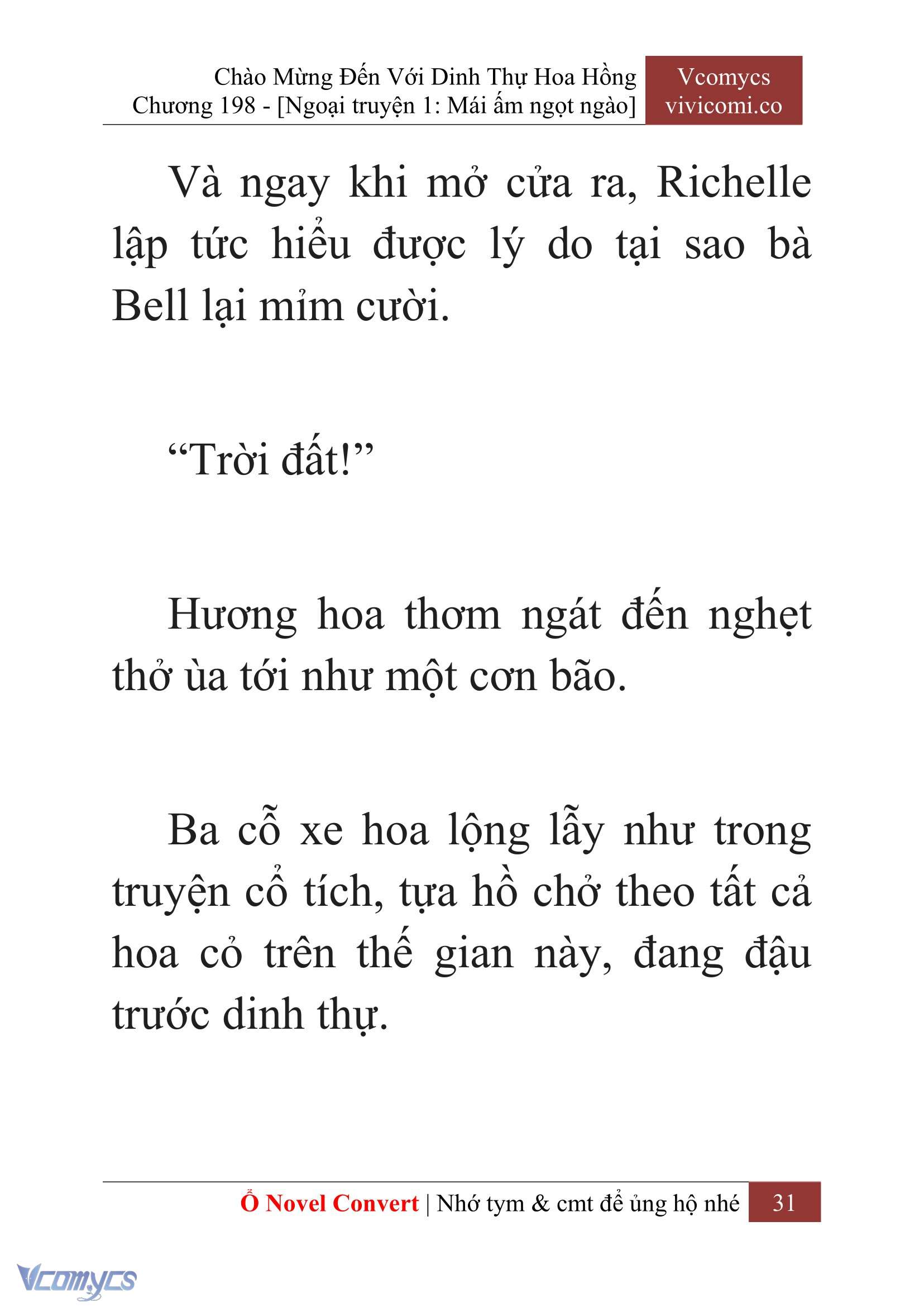 [Novel] Chào Mừng Đến Với Dinh Thự Hoa Hồng Chap 198 - Trang 2