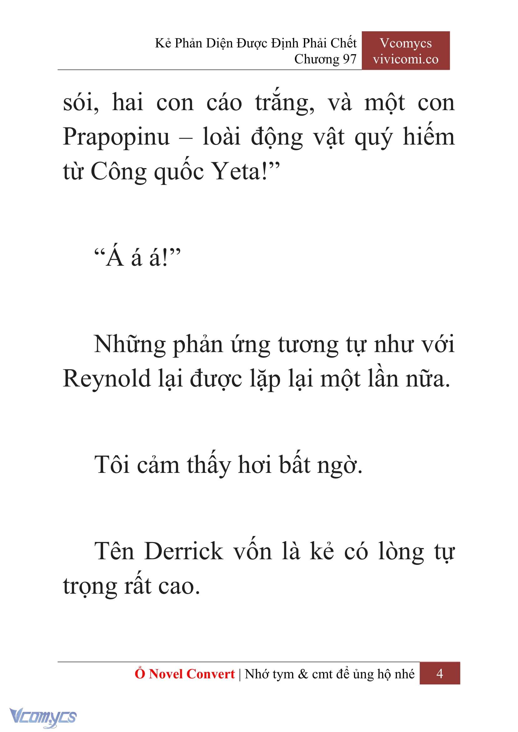 [Novel] Kẻ Phản Diện Được Định Phải Chết Chap 97 - Next Chap 98