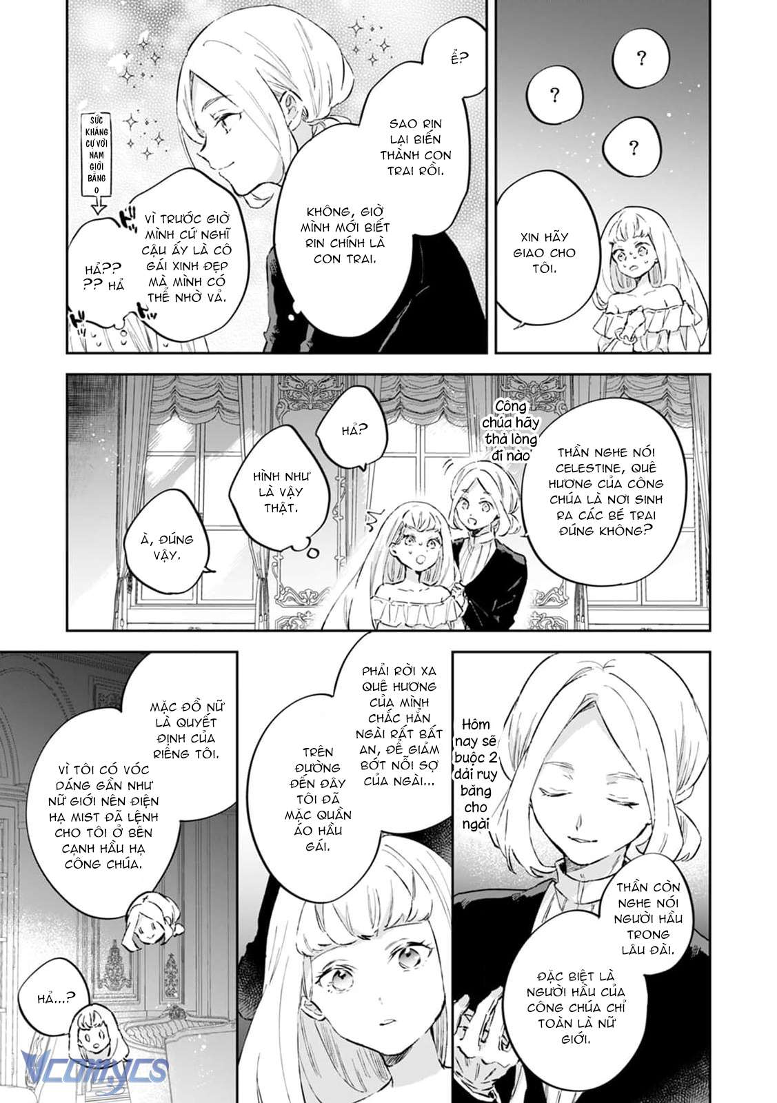 [18+] Tôi Và Công Chúa Chuyển Sinh Cho Nhau Rồi... Chap 7 - Trang 2