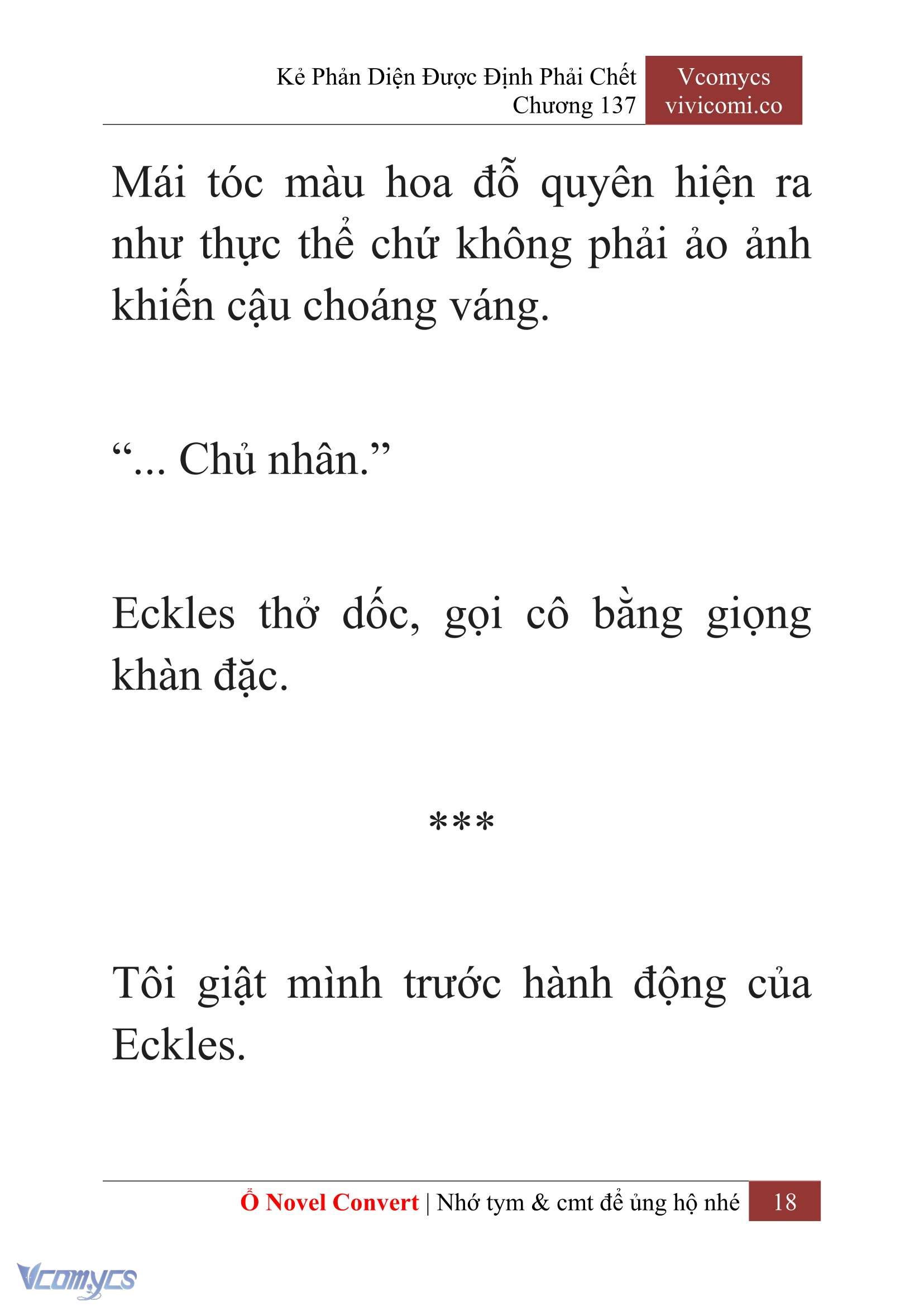 [Novel] Kẻ Phản Diện Được Định Phải Chết Chap 137 - Trang 2