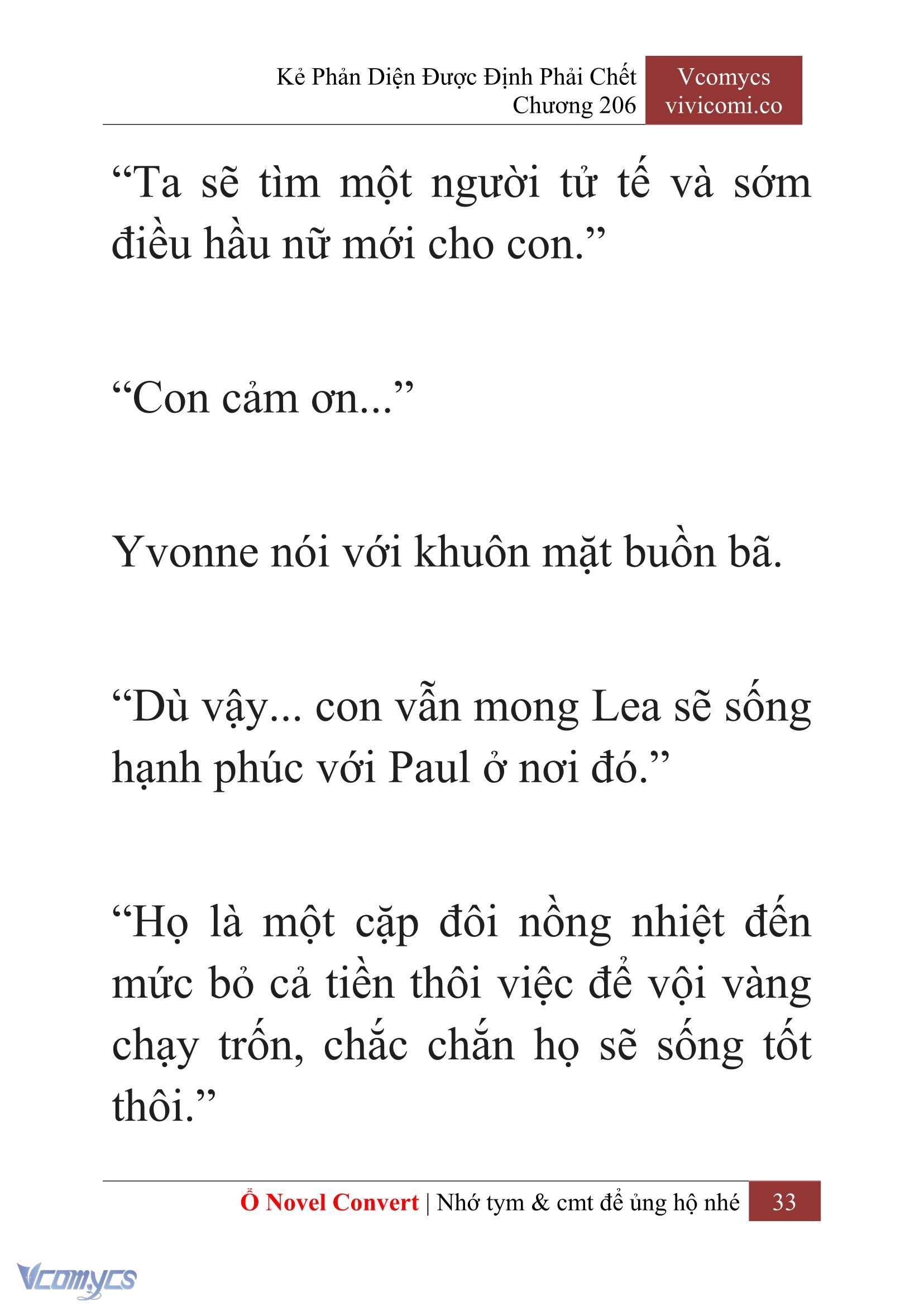 [Novel] Kẻ Phản Diện Được Định Phải Chết Chap 206 - Next Chap 207