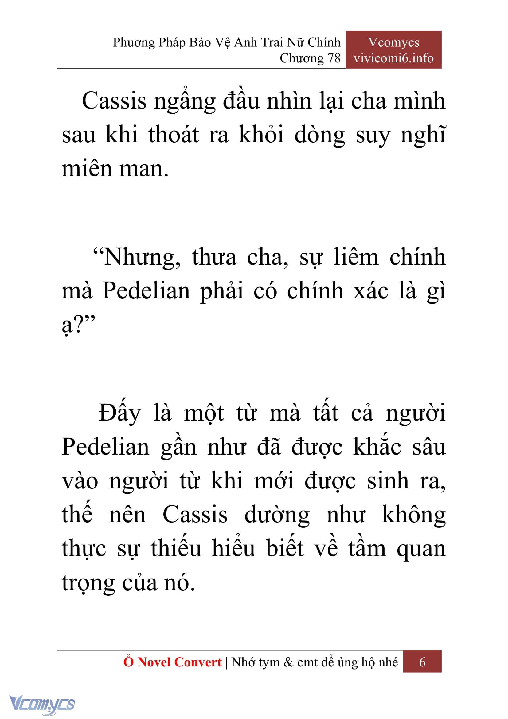 [Novel] Phương Pháp Bảo Vệ Anh Trai Nữ Chính Chap 78 - Trang 2