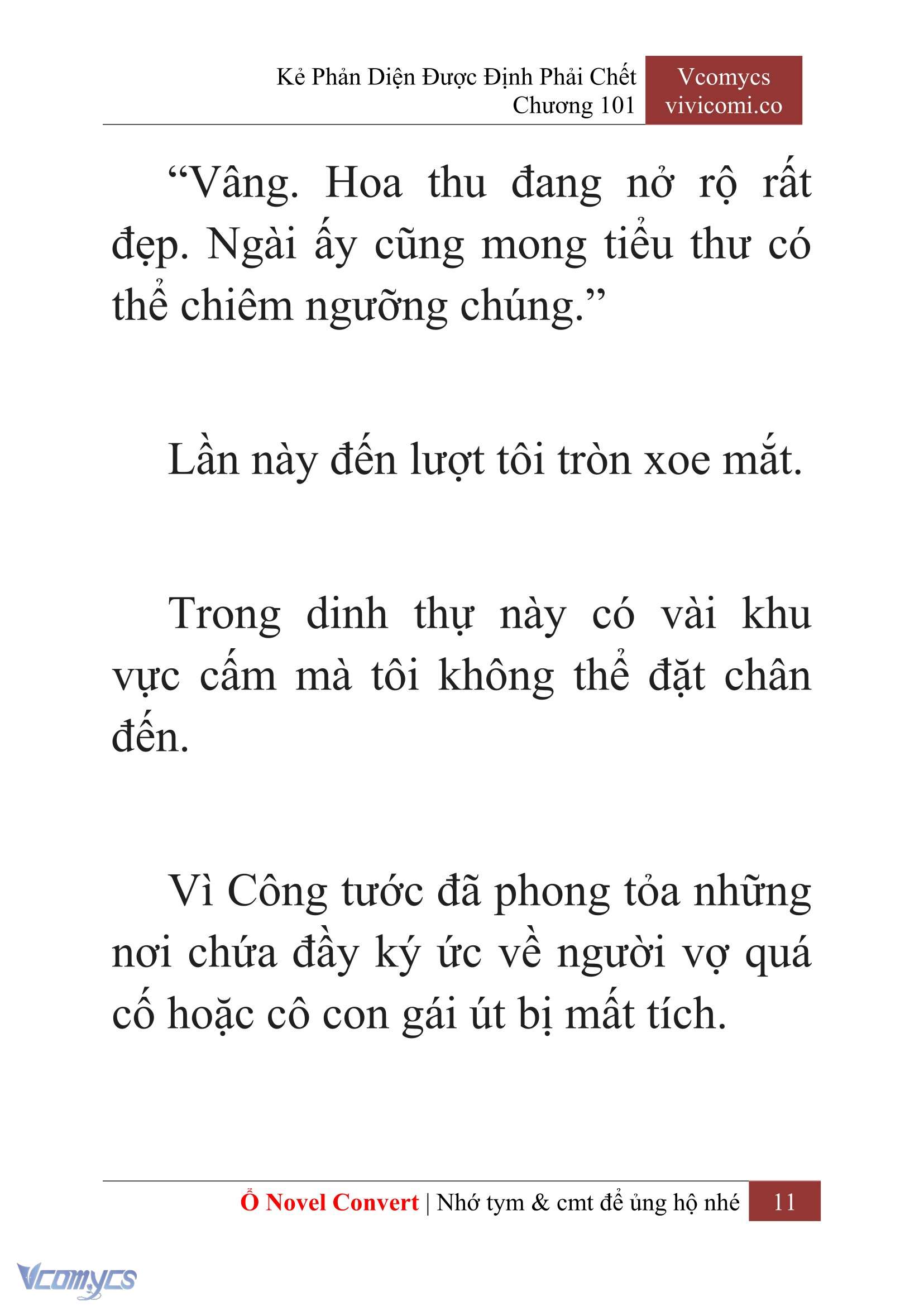 [Novel] Kẻ Phản Diện Được Định Phải Chết Chap 101 - Trang 2
