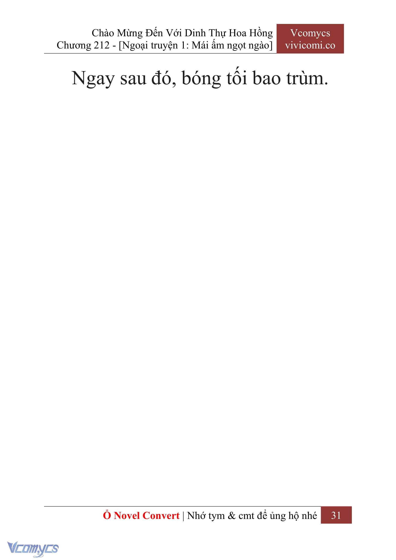 [Novel] Chào Mừng Đến Với Dinh Thự Hoa Hồng Chap 212 - Trang 2