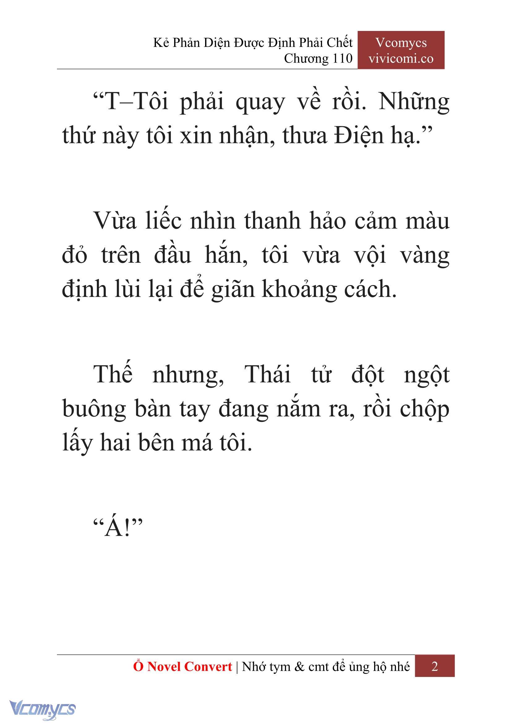 [Novel] Kẻ Phản Diện Được Định Phải Chết Chap 110 - Next Chap 111